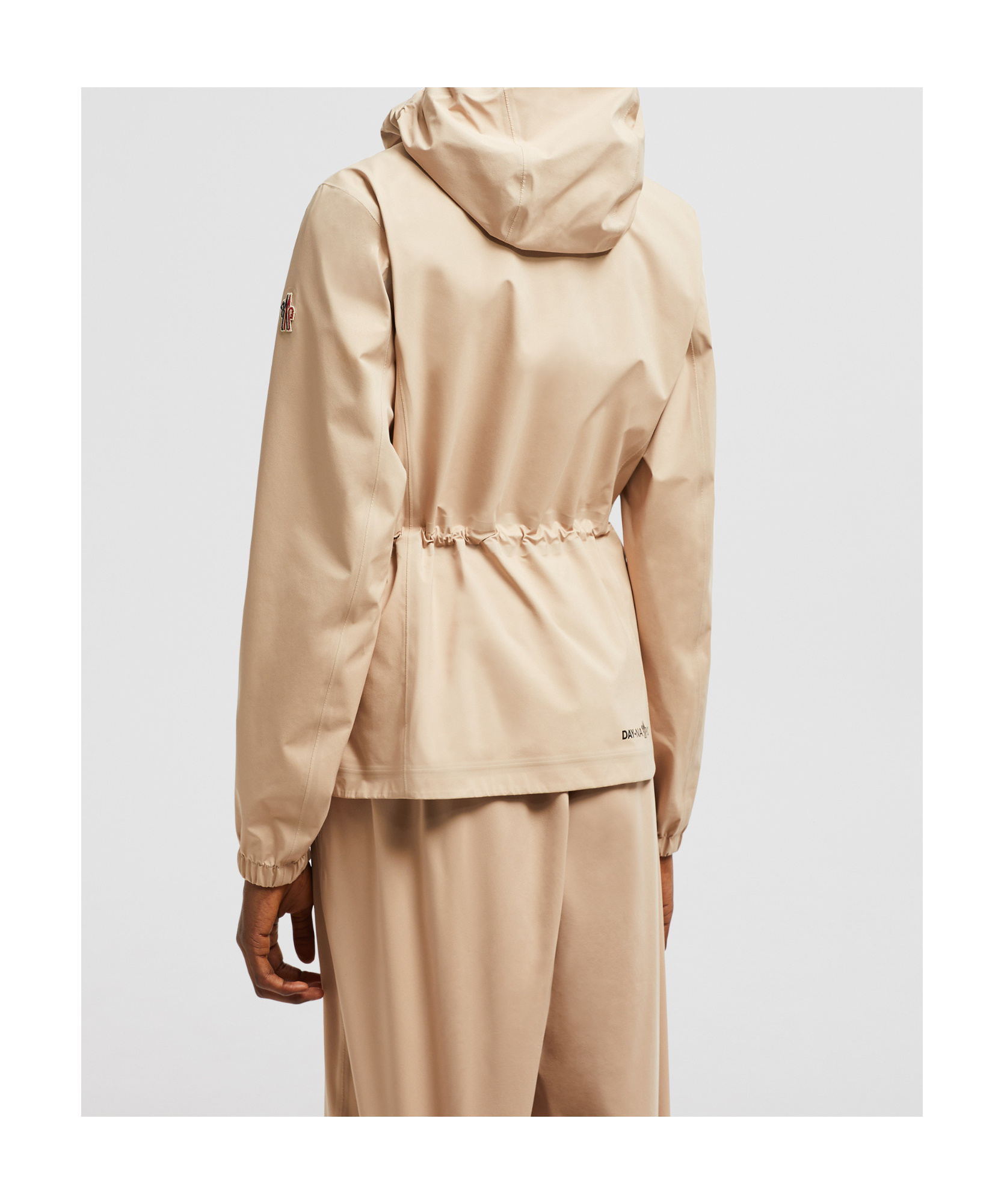Moncler Grenoble Valles Hooded Shell Jacket In Neutral