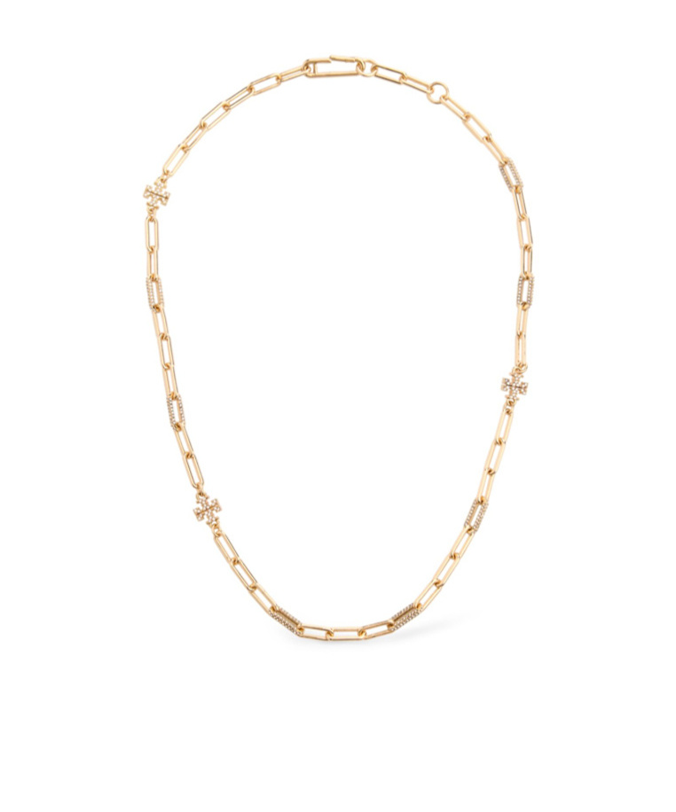 Tory Burch Good Luck Set Chain Necklace