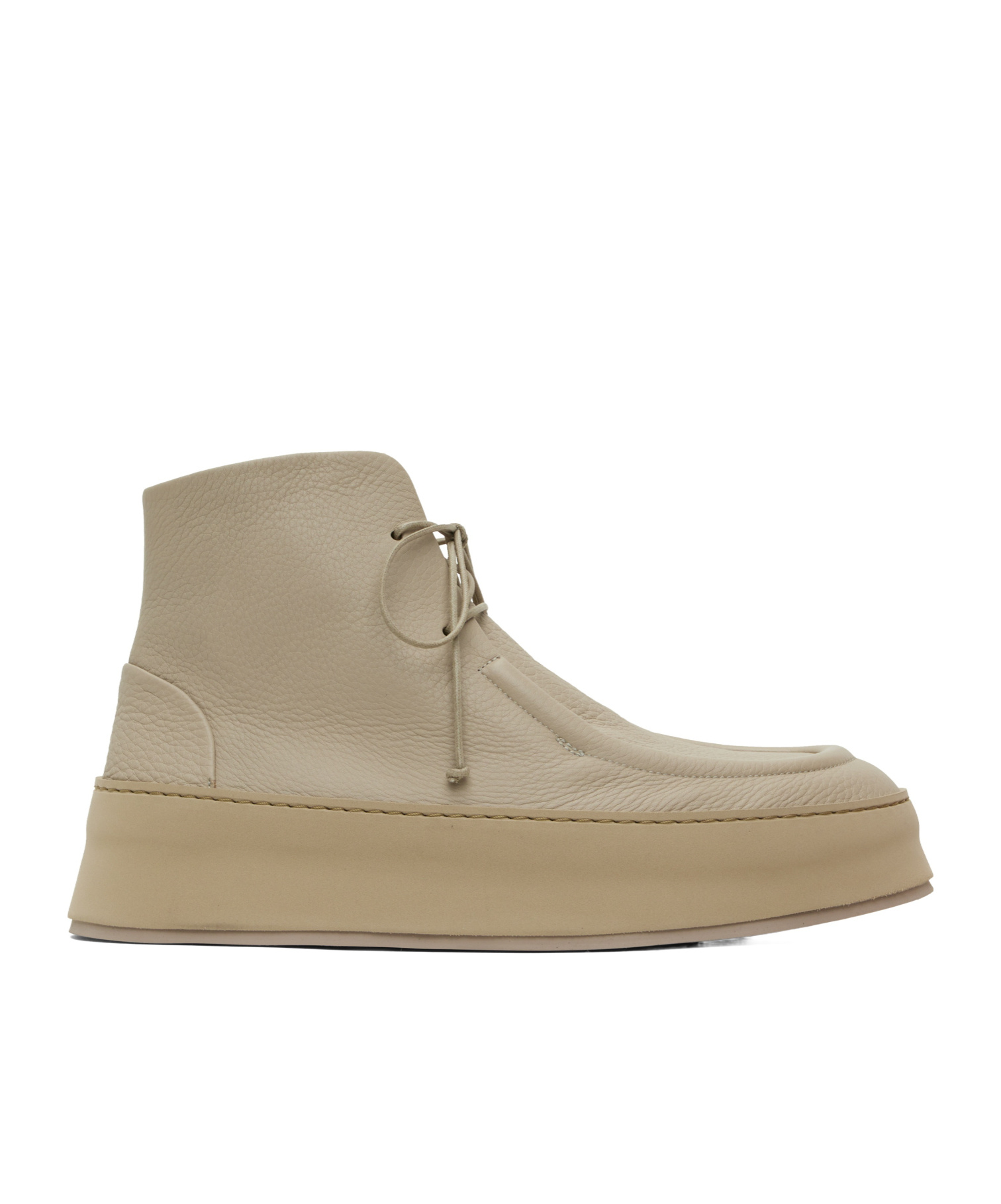 Marsèll Ssense Exclusive Gray Cassapana Ankle Boots In Nude