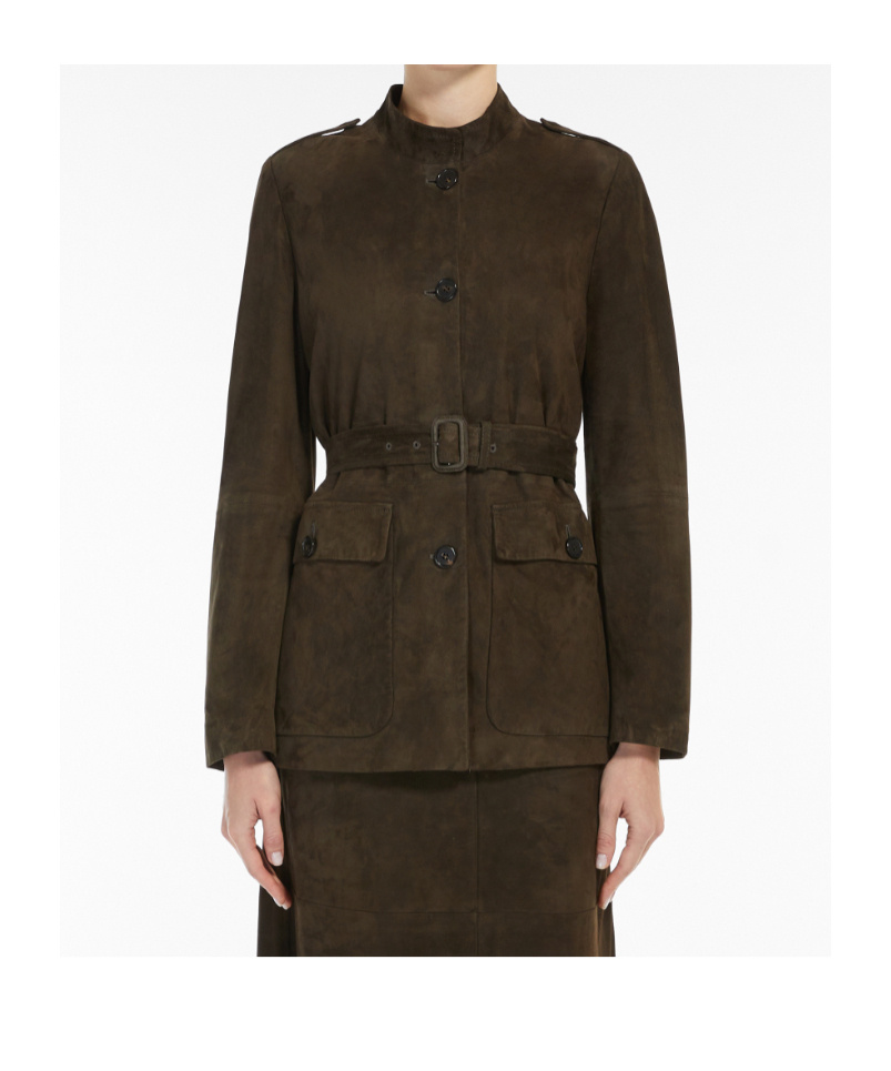 Max Mara Logo Casual Jacket In Black