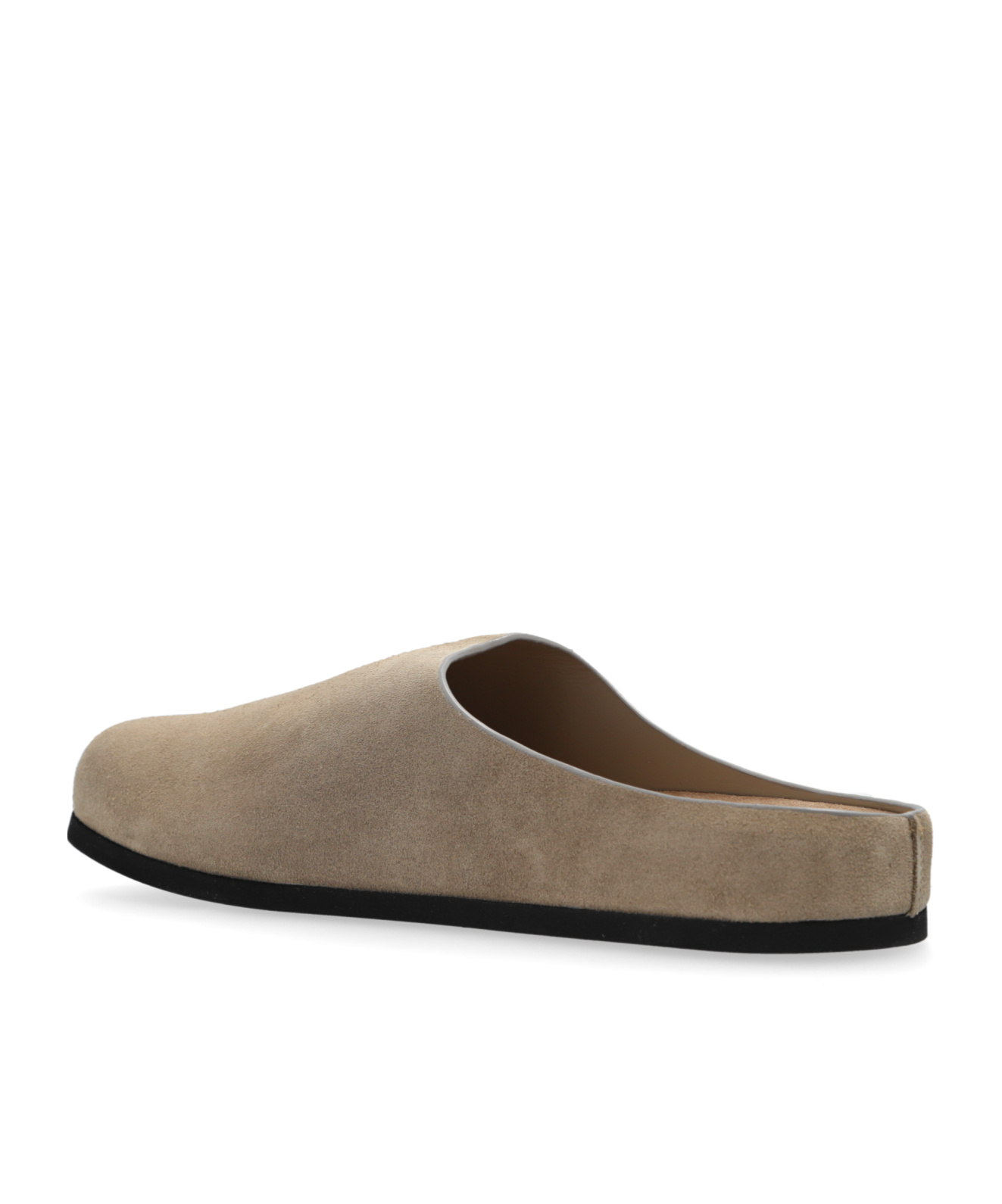 Common Projects Round Head Slippers In Gray