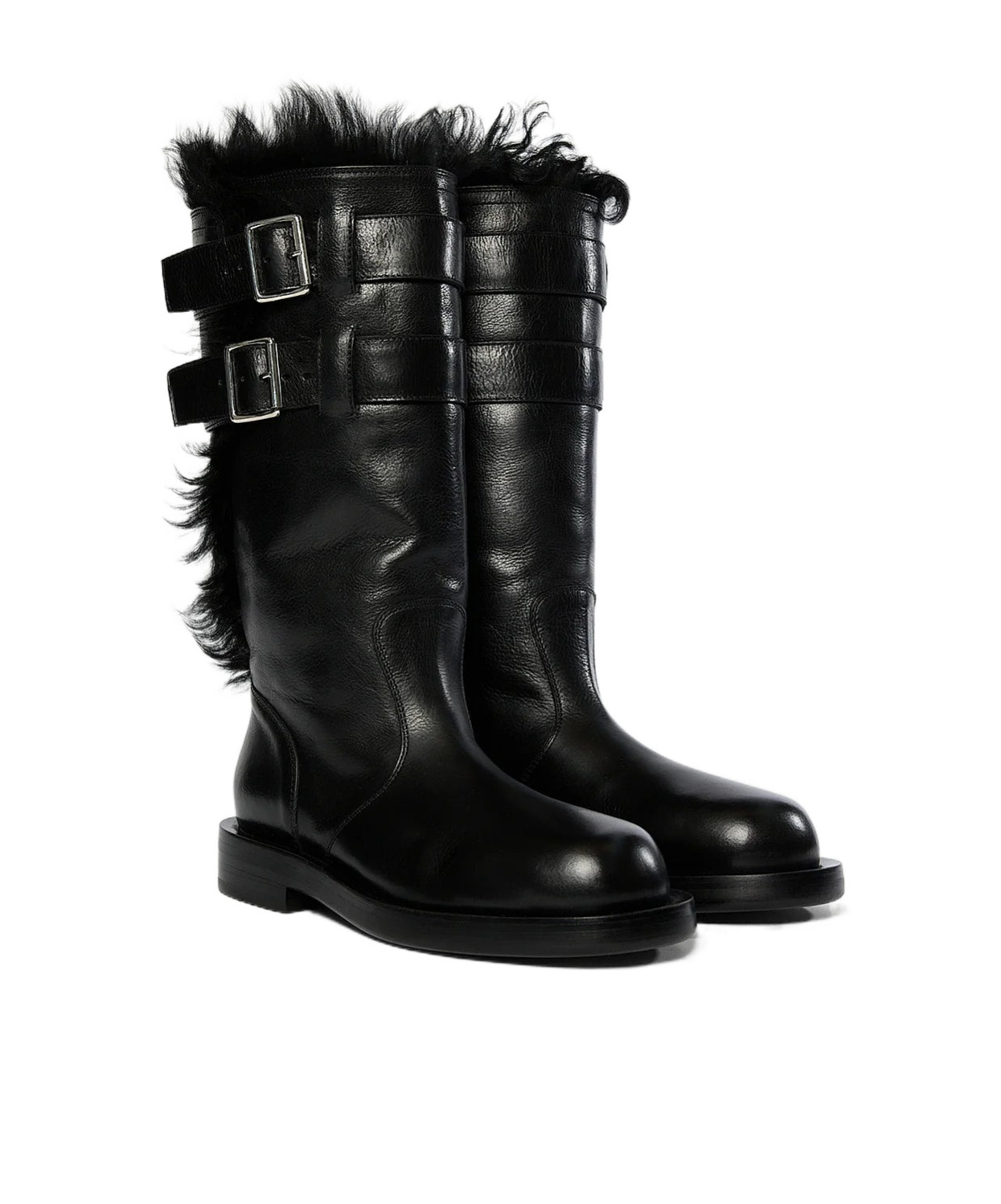 Ann Demeulemeester Women Milan Soft Biker Boots In Black