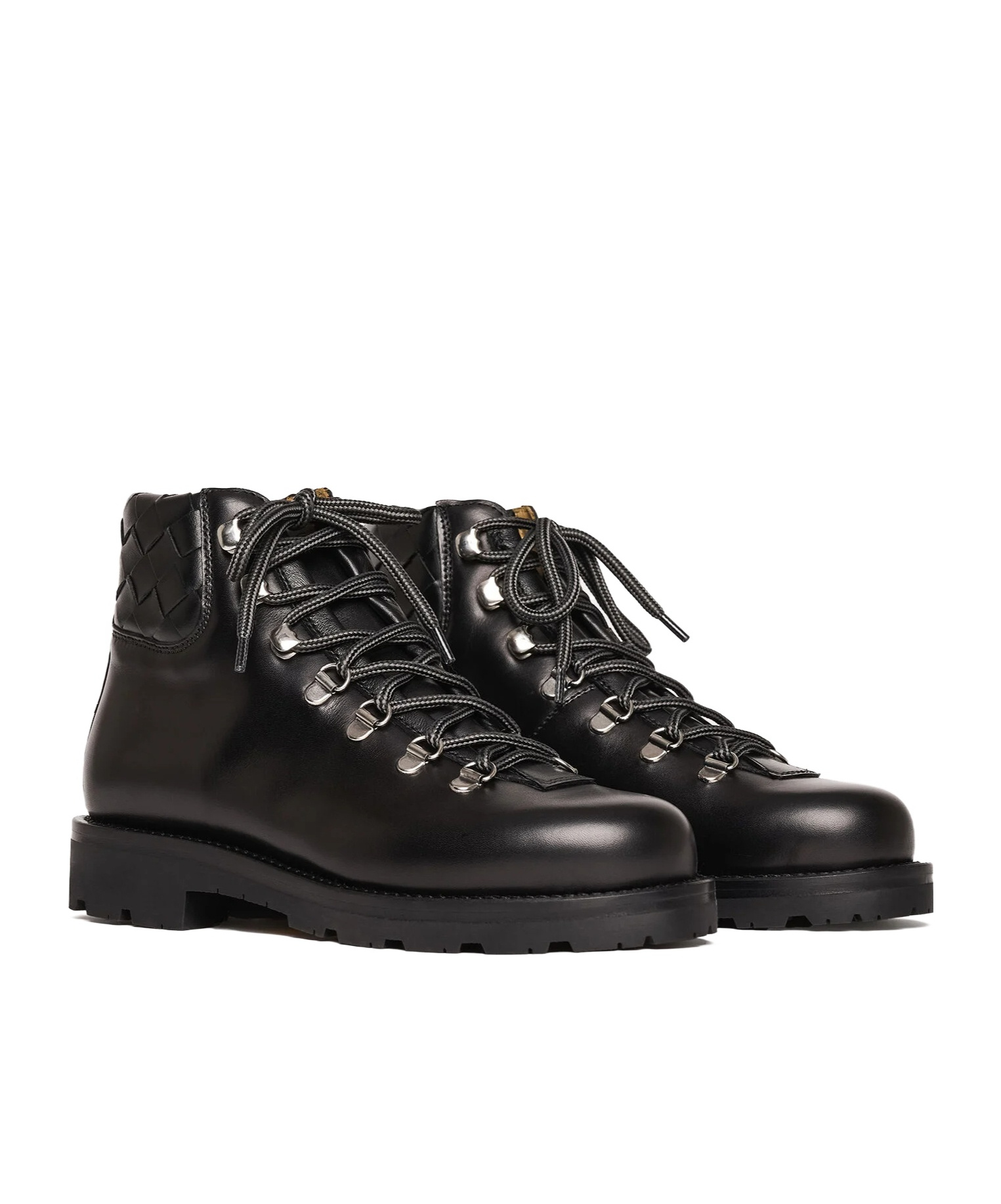 Scarosso Catherine Round-toe Lace-up Boots In Black