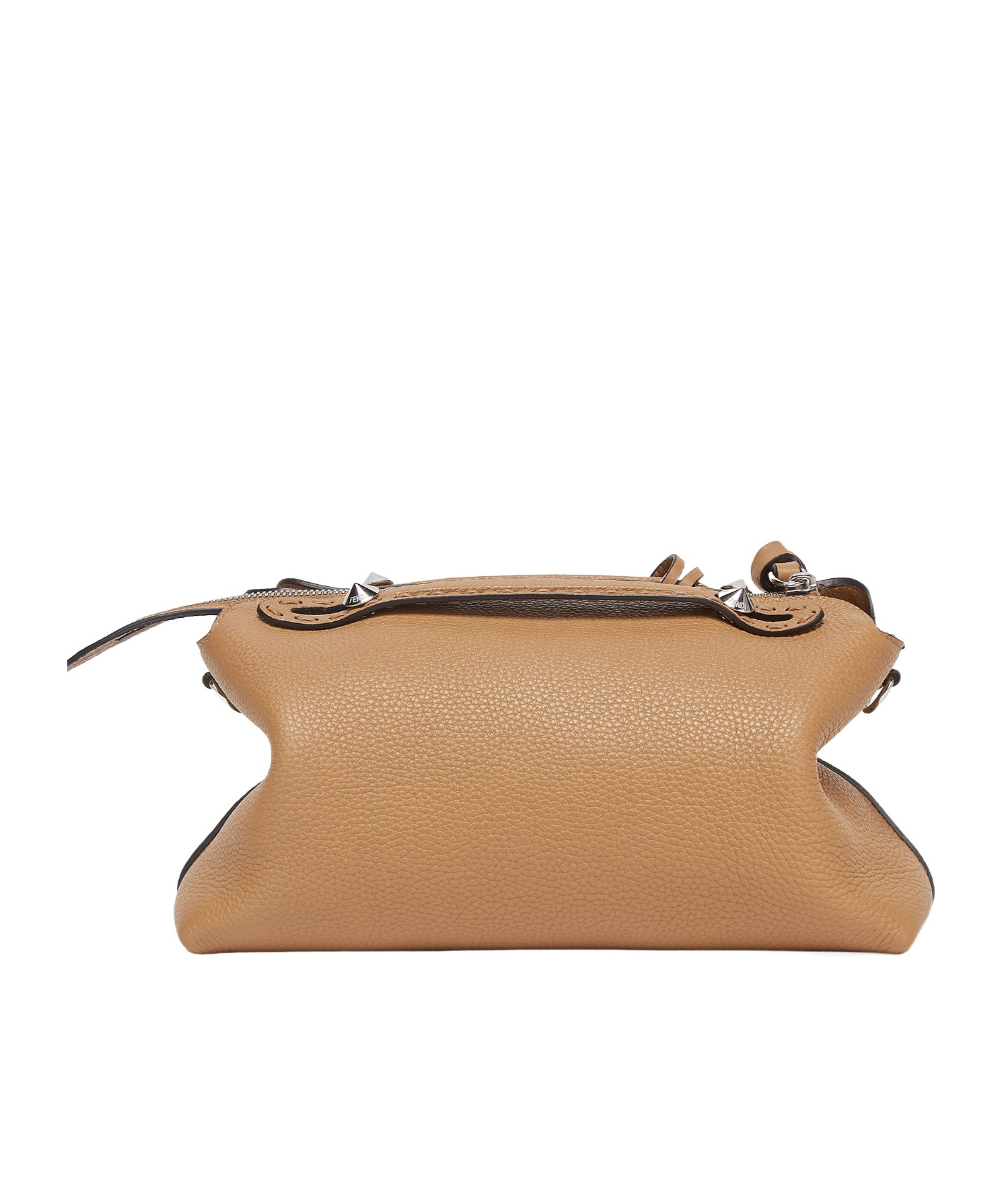 Fendi Cappuccino-colored Selleria Mini-bag With 156 Hand-sewn Stitches In Brown