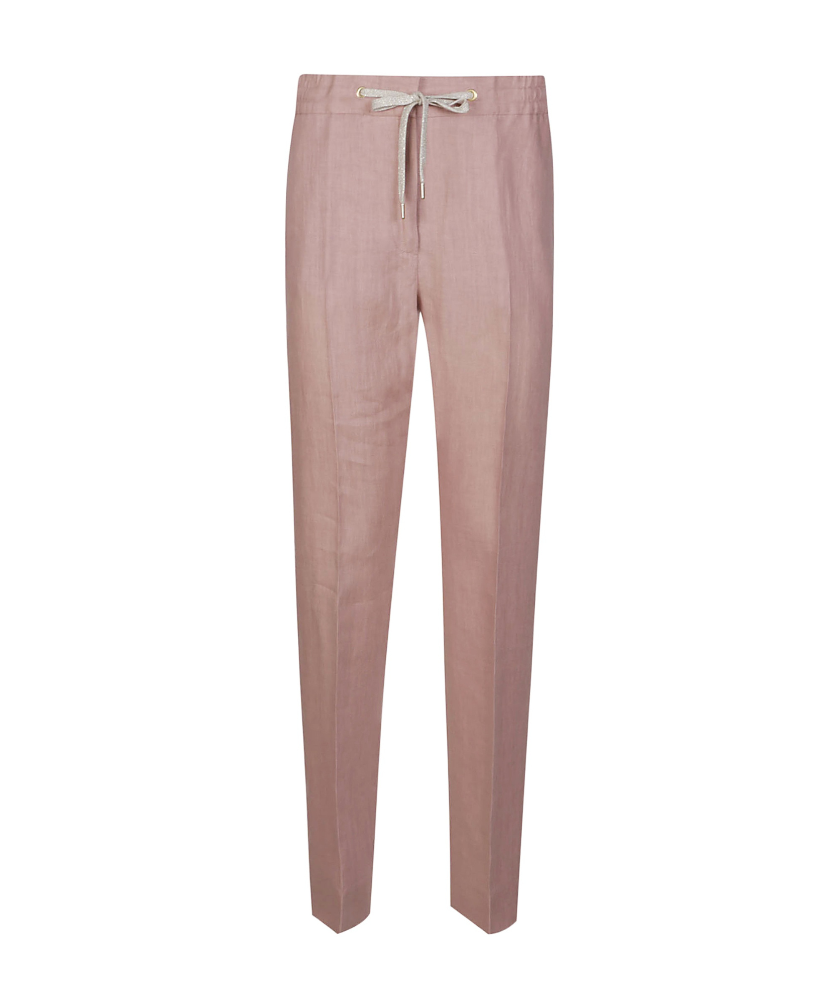 Eleventy Elastic Waist Casual Pants In Nude