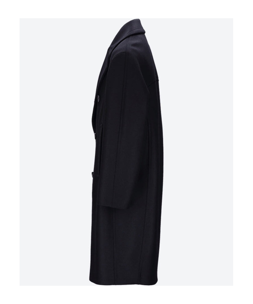 Dries Van Noten Loose Fit Mac Unlined Coat In Black