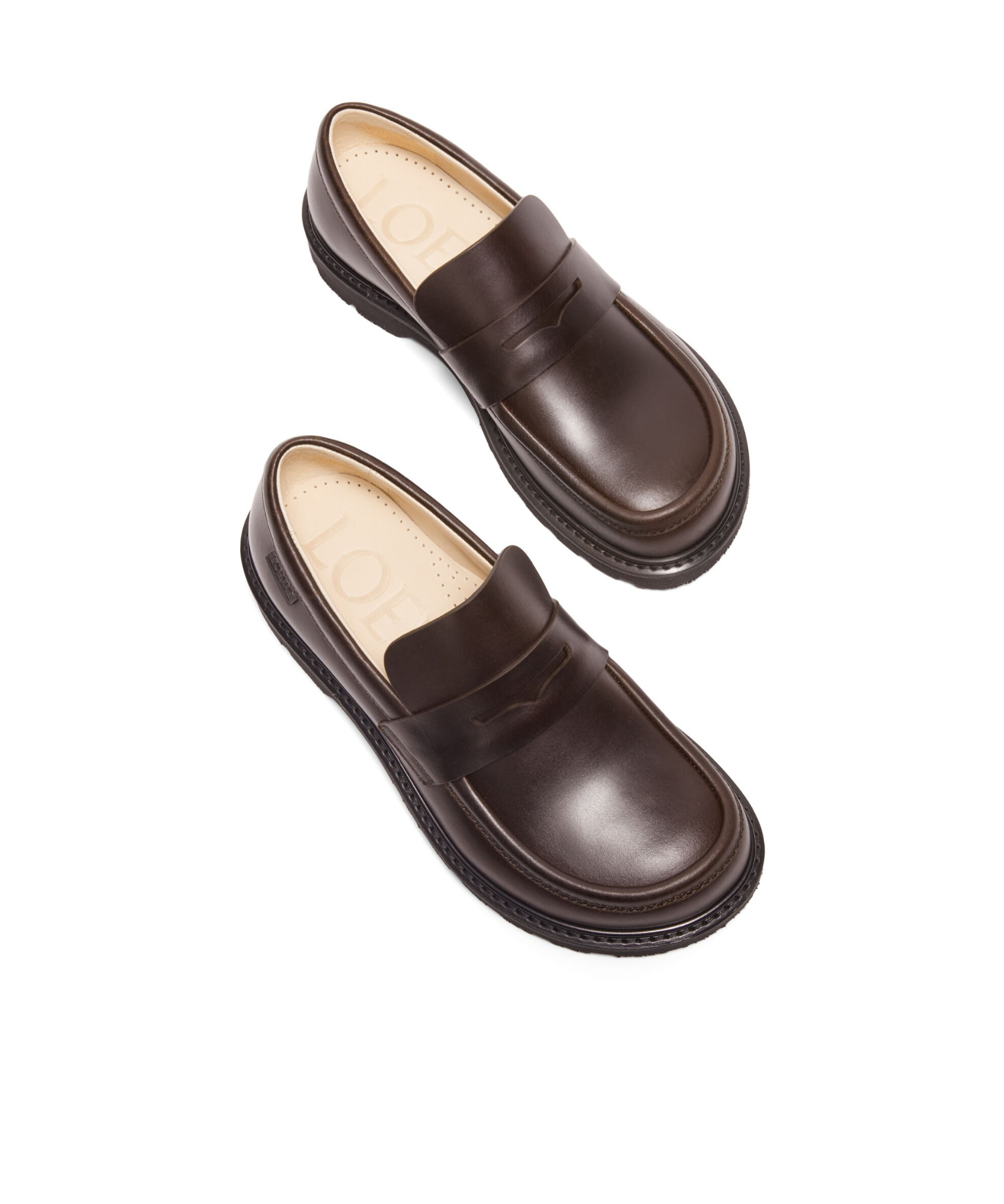 Loewe Blaze Loafer Shoes In Black