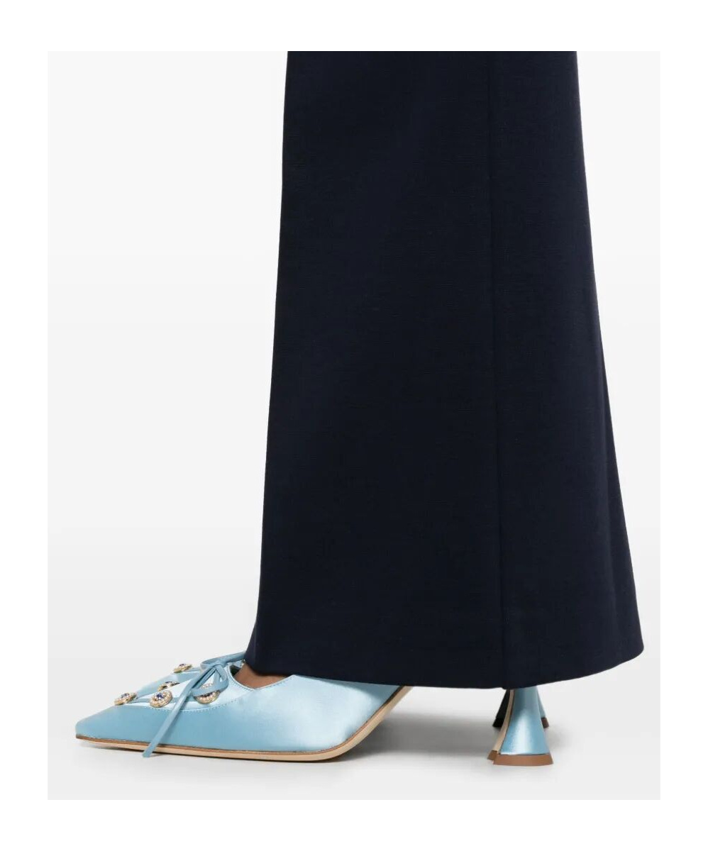 Pinko Flared Trousers In Black