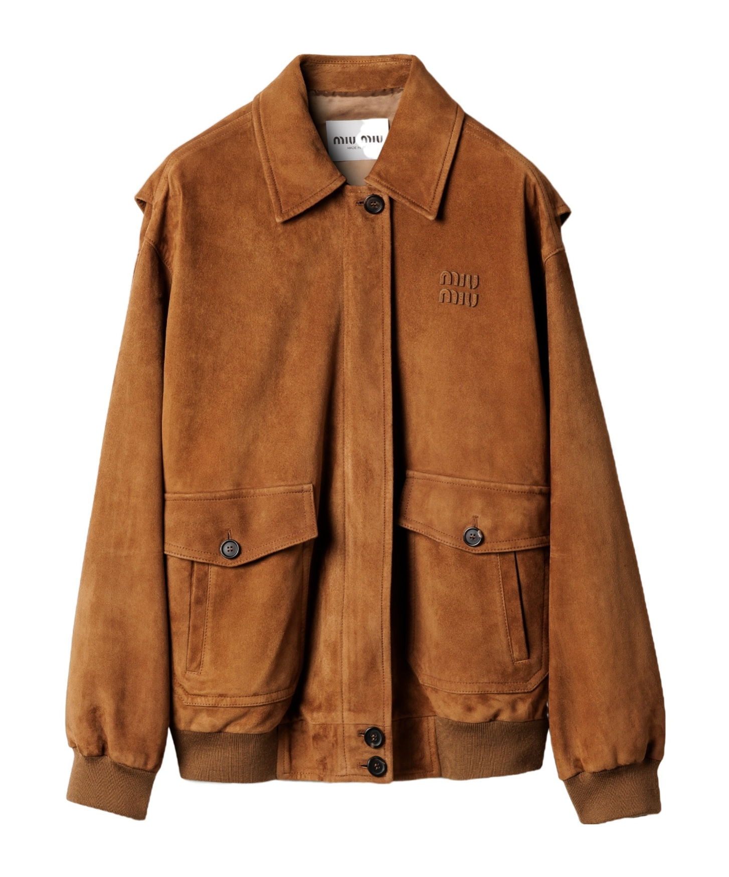 Miu Miu Suede Blouson Jacket