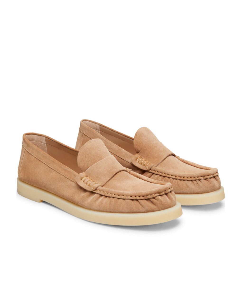 Stuart Weitzman Blake Loafer In Brown