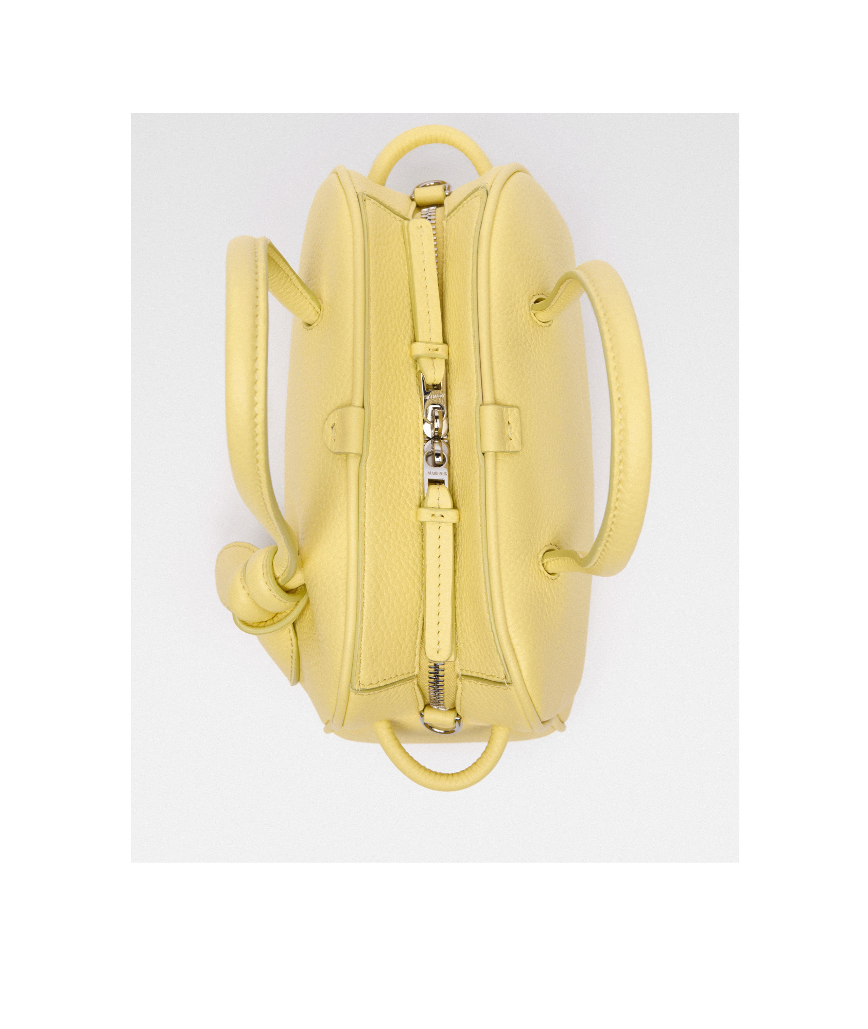 Jacquemus Zippered Shoulder Bag In Yellow