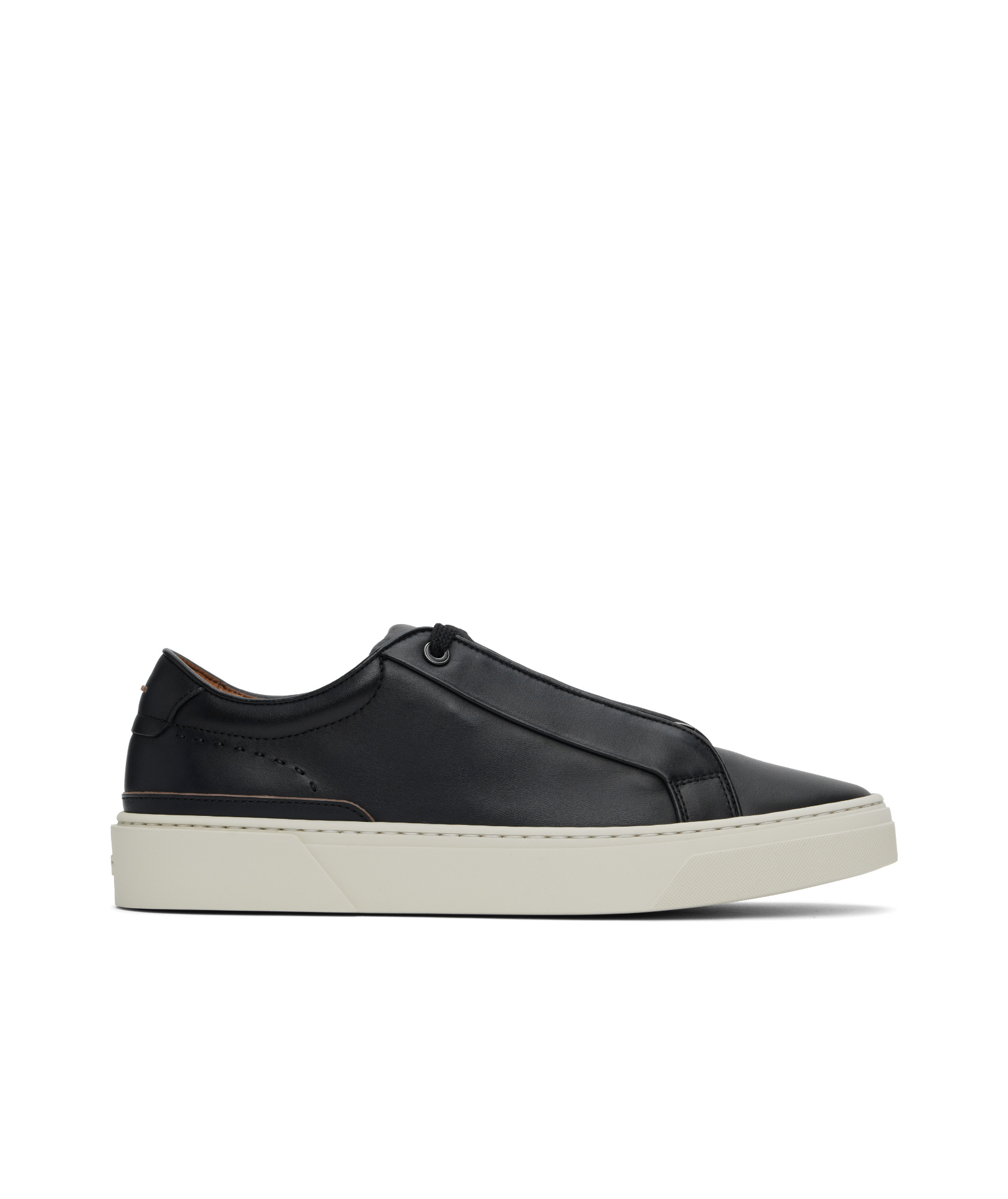 Hugo Boss Gary Lace-up Leather Sneakers In Black