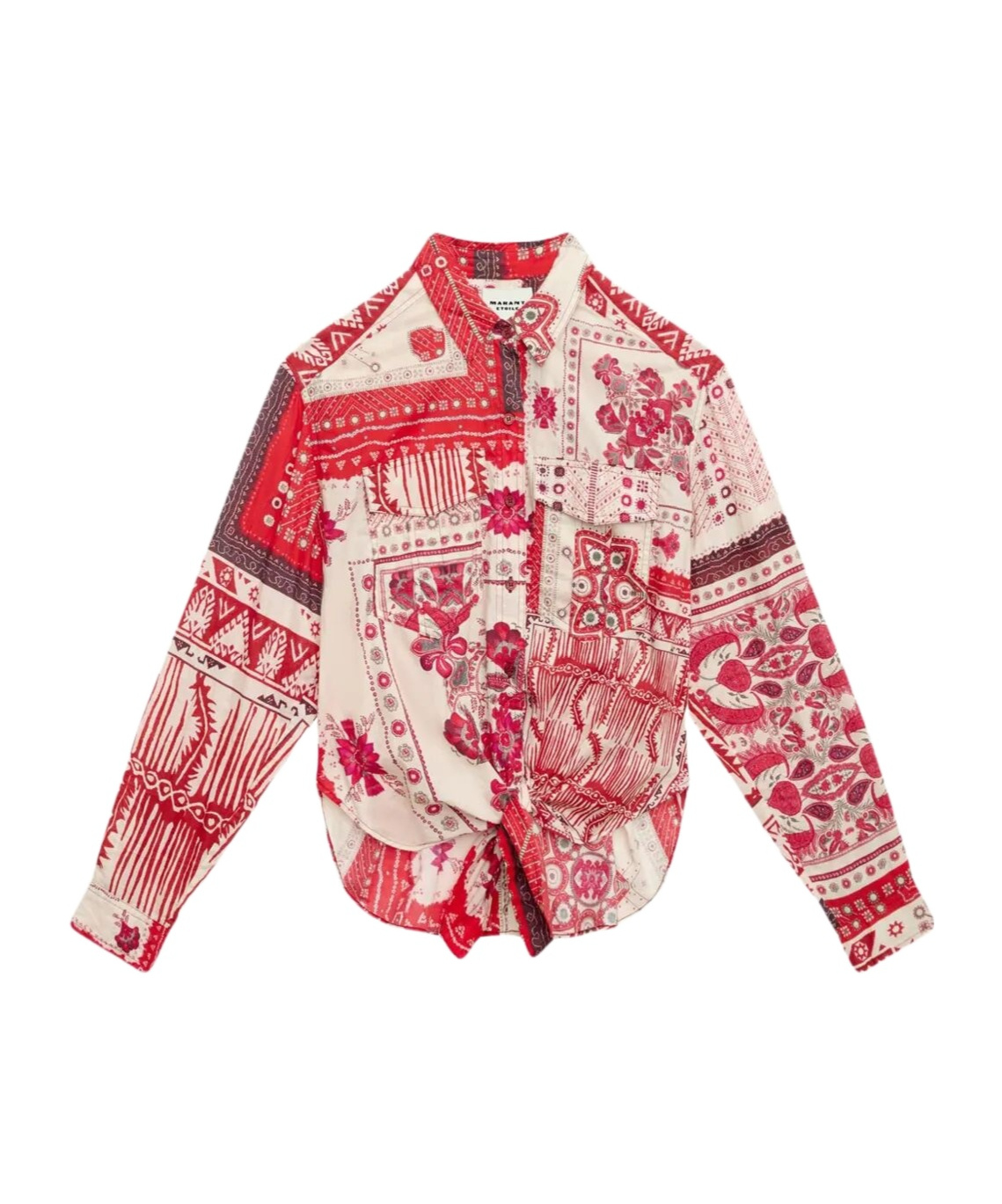 Shop Isabel Marant Étoile Nathy Shirt In Red