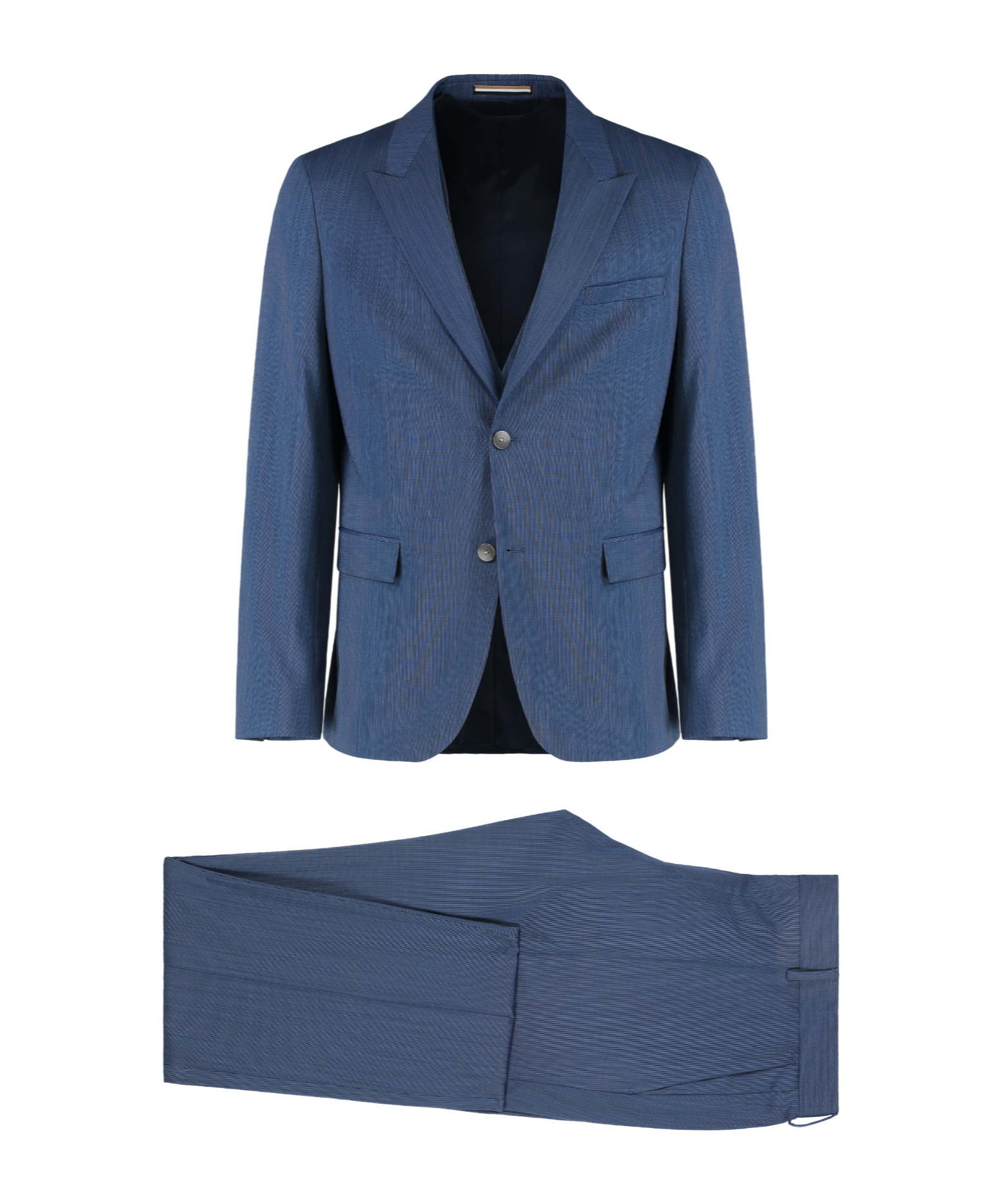 Hugo Boss Boss Stretch Wool Blend Three-pieces Suit In Blue