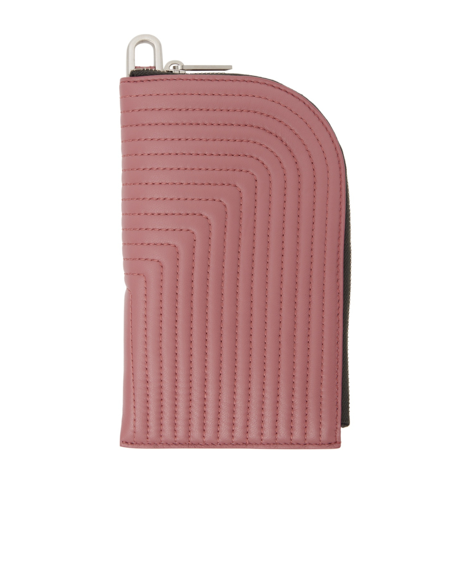 Rick Owens Zipper Wallet In Pink