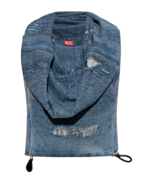 Diesel Blue De-vania-fsg Denim Top In Blue