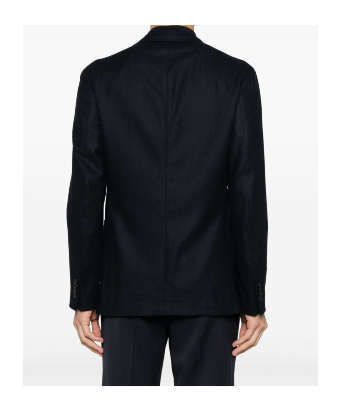 Boglioli Single-breasted Wool Blazer In Black