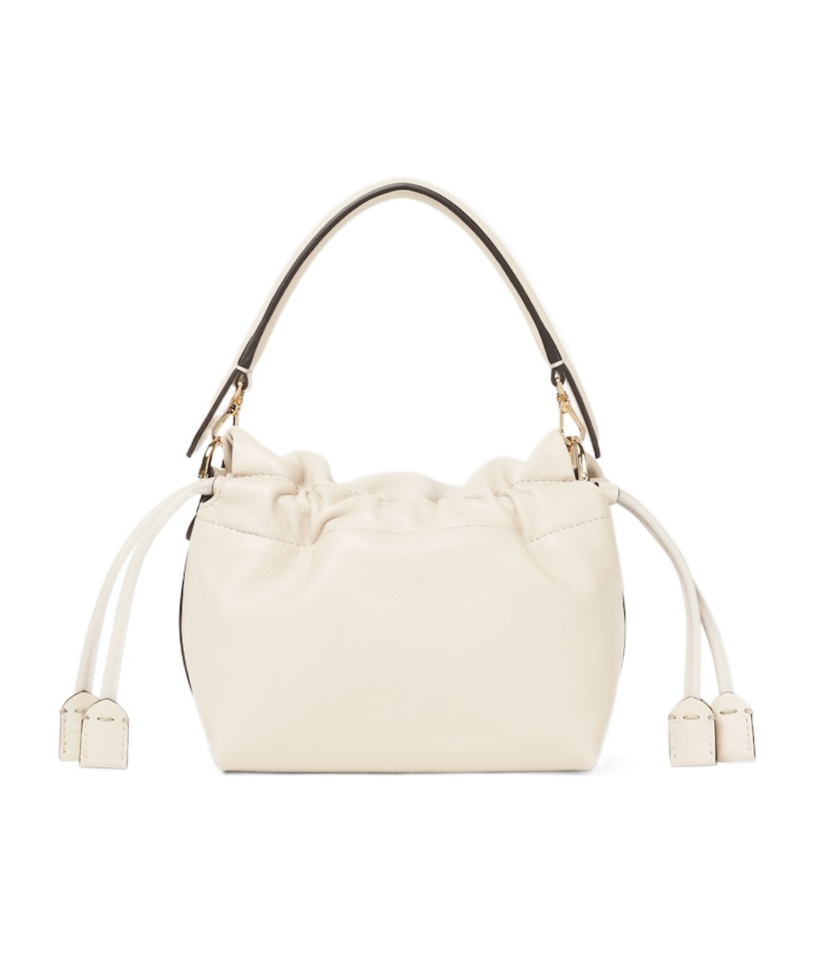 Fendi Camelia Nappa Leather Mini-bag In White