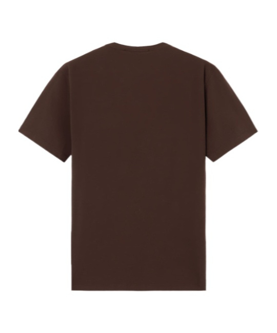 Stone Island Slim-fit T-shirtwith Compass Logo Patch In Brown