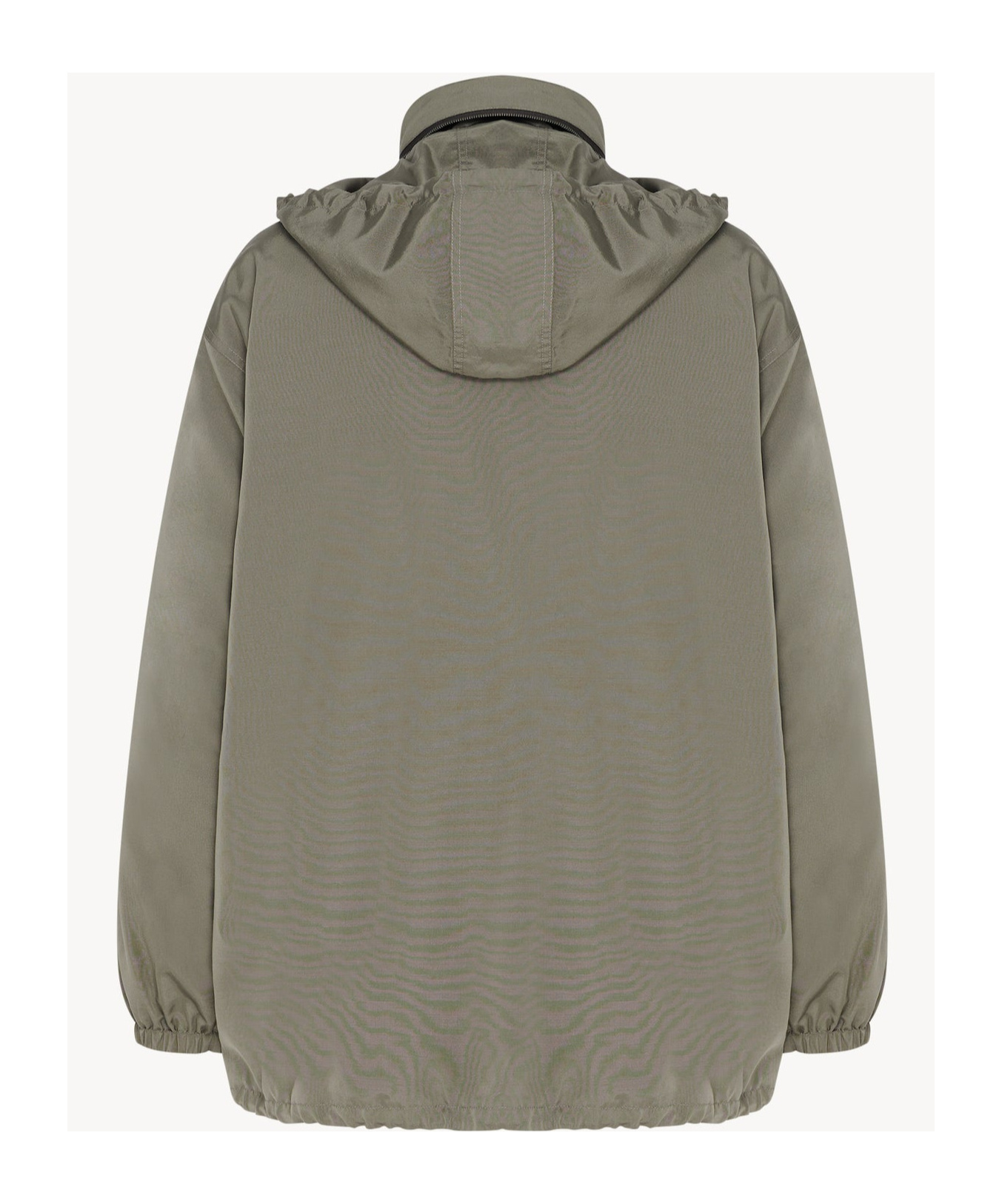 The Row Chon Wool And Silk Jacket In Gray