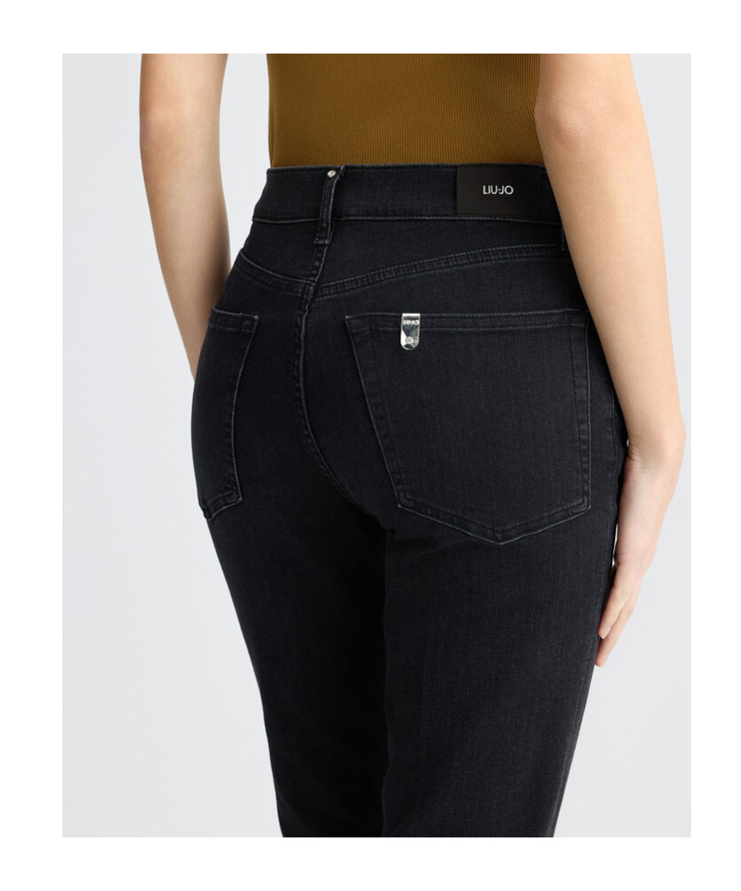 Liu •jo Liu Jo High-rise Bootcut Jeans In Black