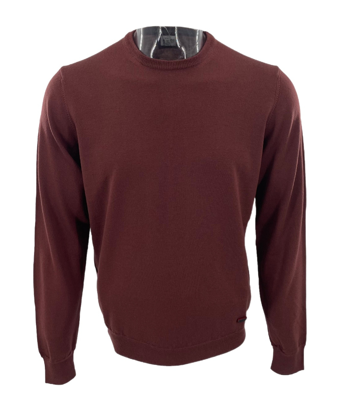ARMANI COLLEZIONI ROUND-NECK LONG-SLEEVED SWEATER