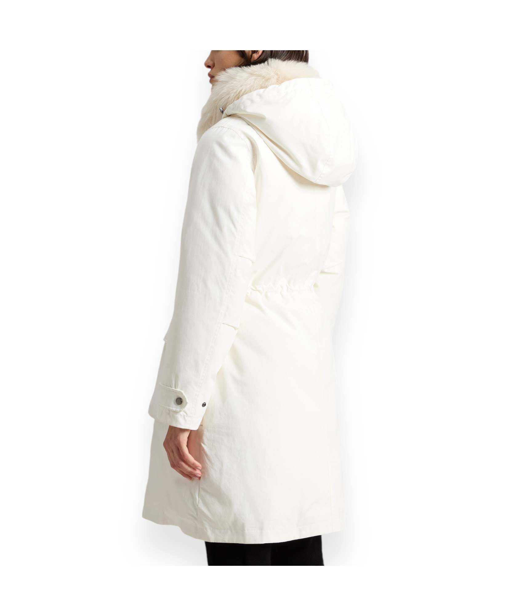 Woolrich Arctic Technical Fabric Parka In White