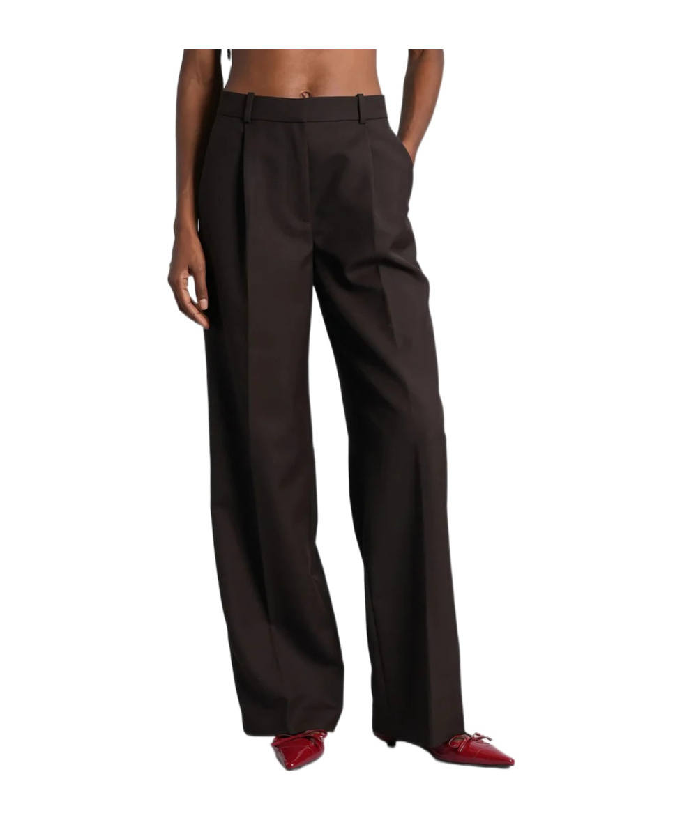 Anine Bing Tailored Trousers In Brown