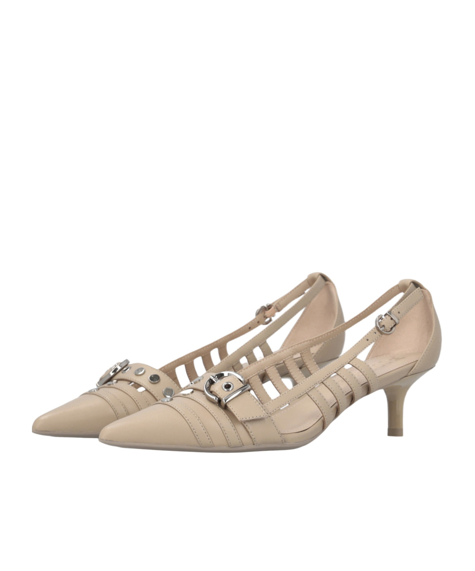 Pinko Hollow High Heels In Nude