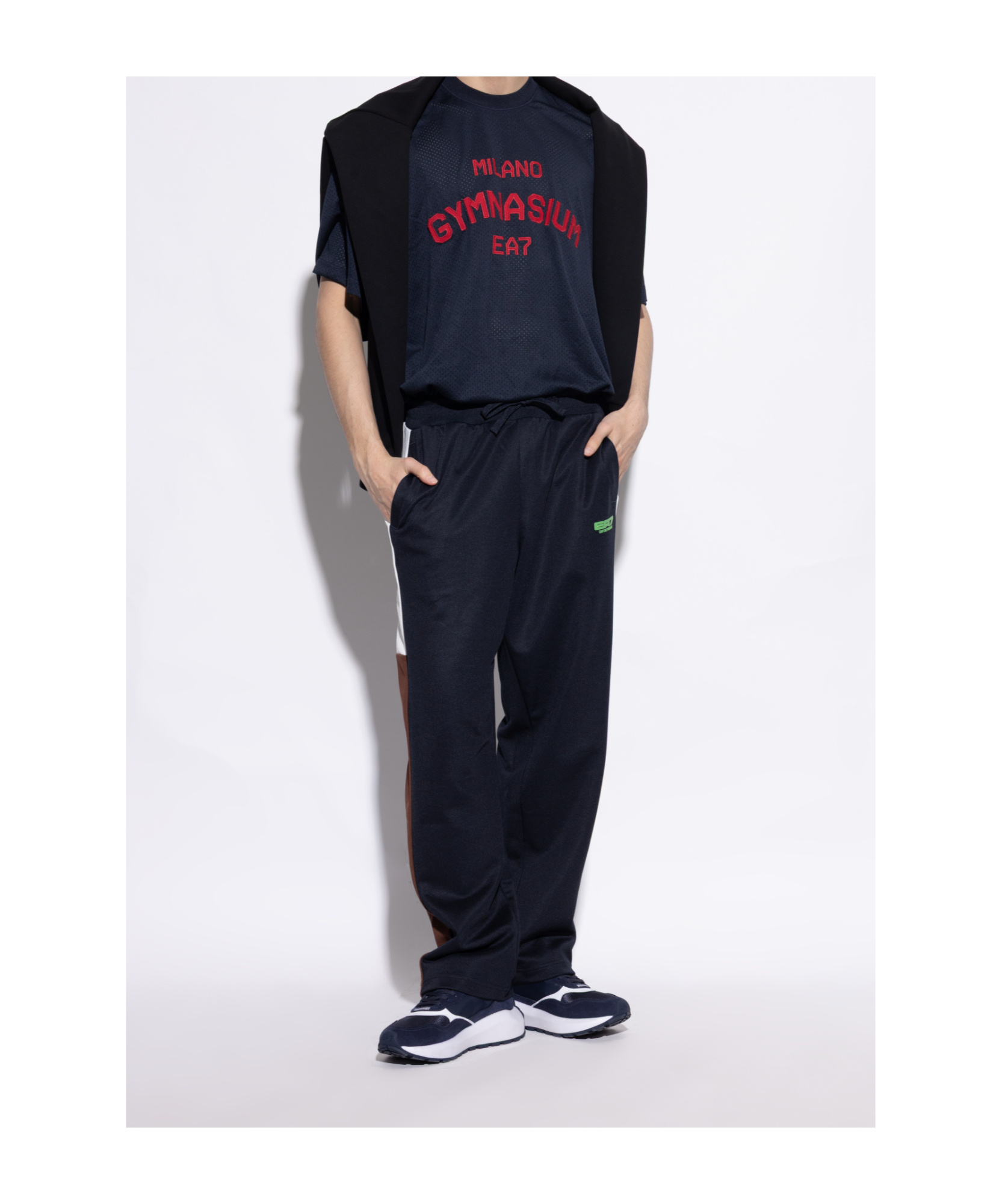 Ea7 Logo-print Low-top Sneakers In Multi