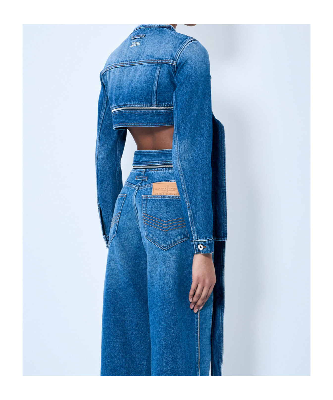 Jean Paul Gaultier Cropped Denim Jacket