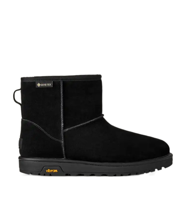 Ugg Mini Gtx Suede Boots In Black