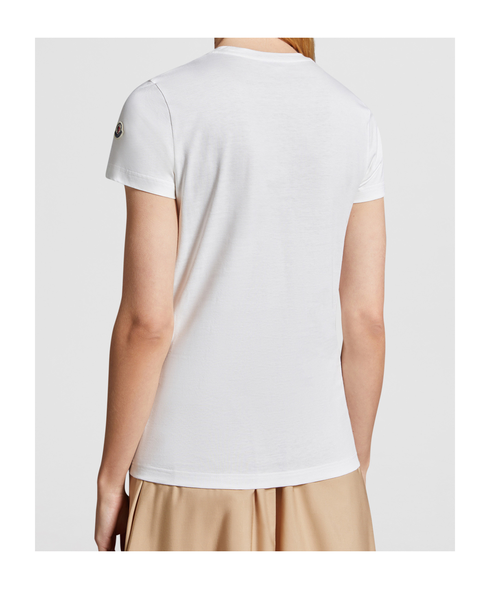 Moncler Tshirt Man In White