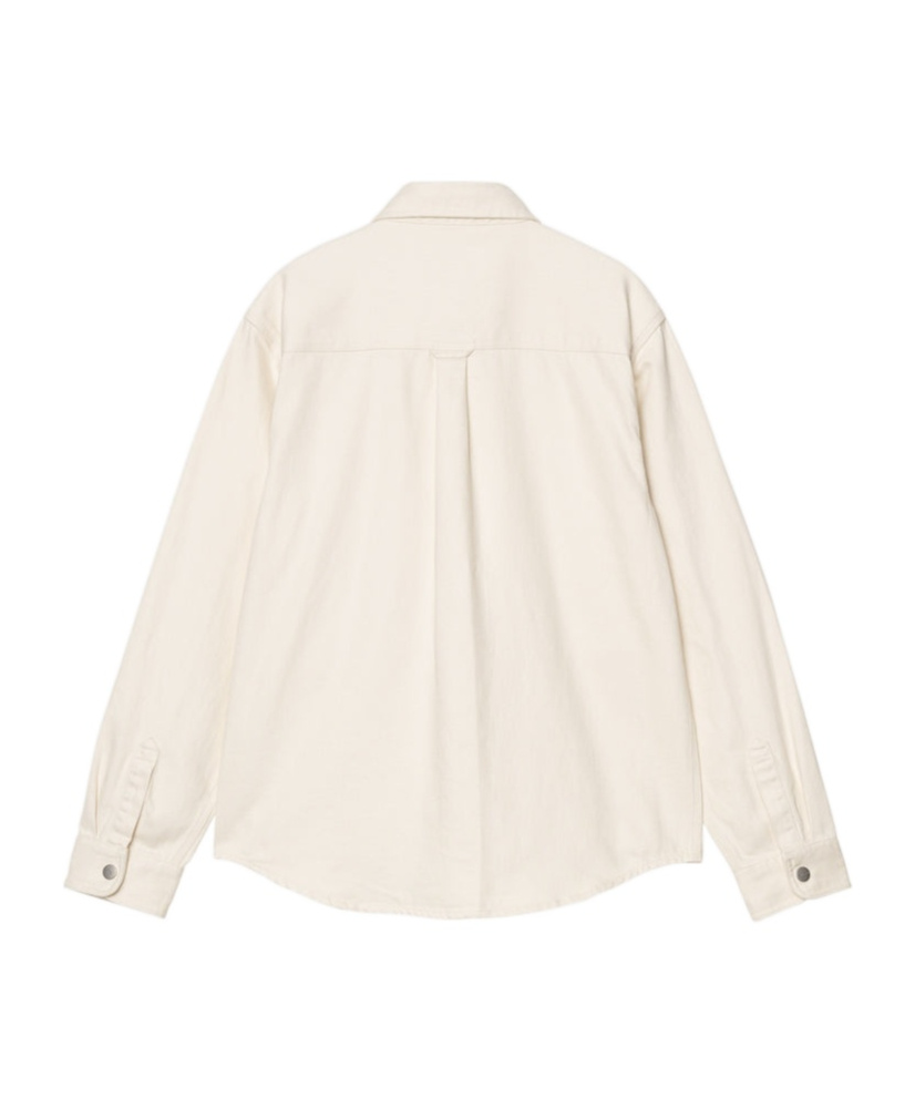 Carhartt Wip Logo-patch Button-up Shirt In Neutral