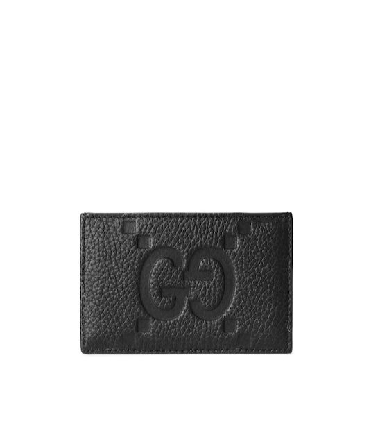 Gucci Gg Card Holder In Black