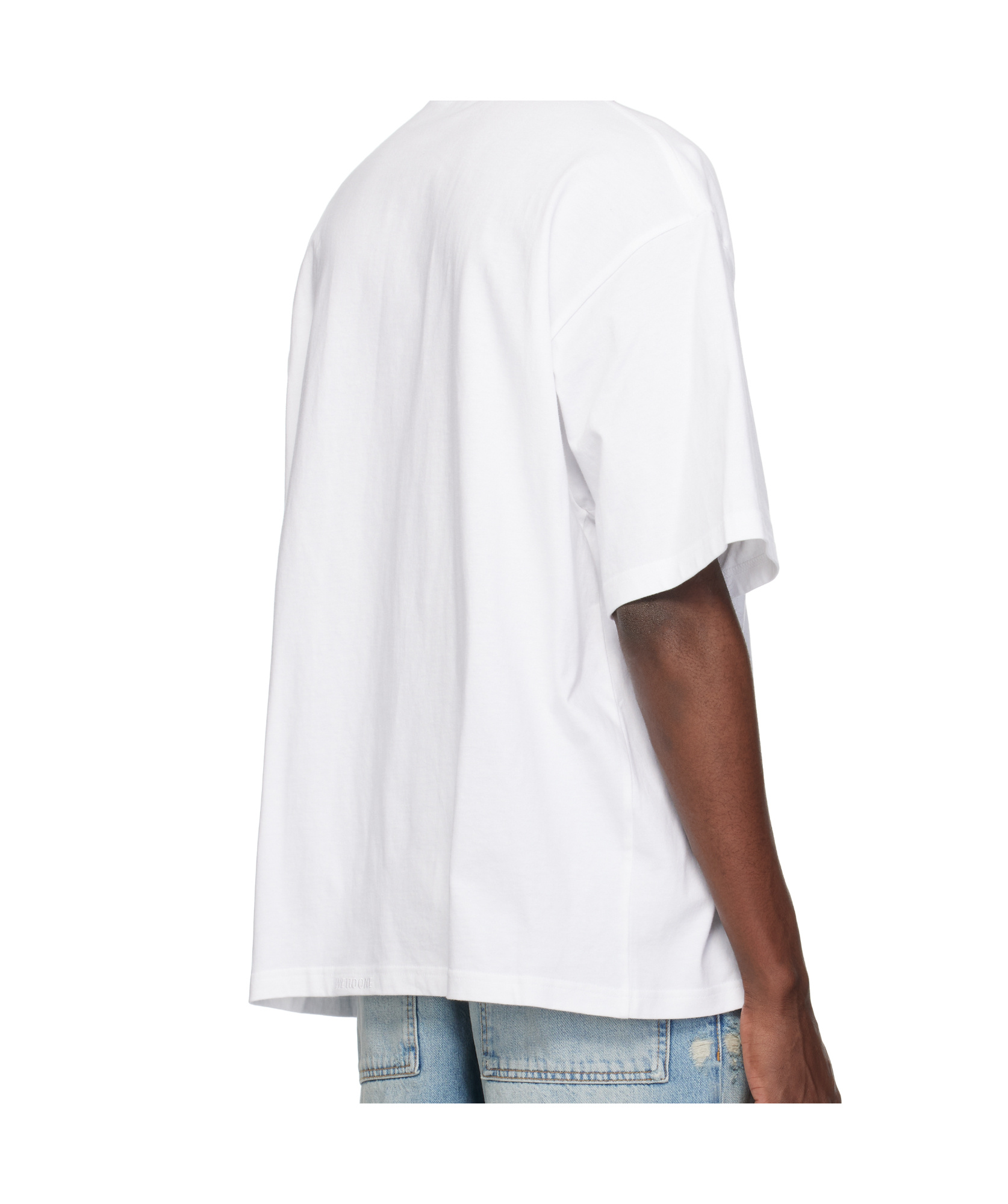 We11 Done Jeff Monster Drawing T-shirt In White