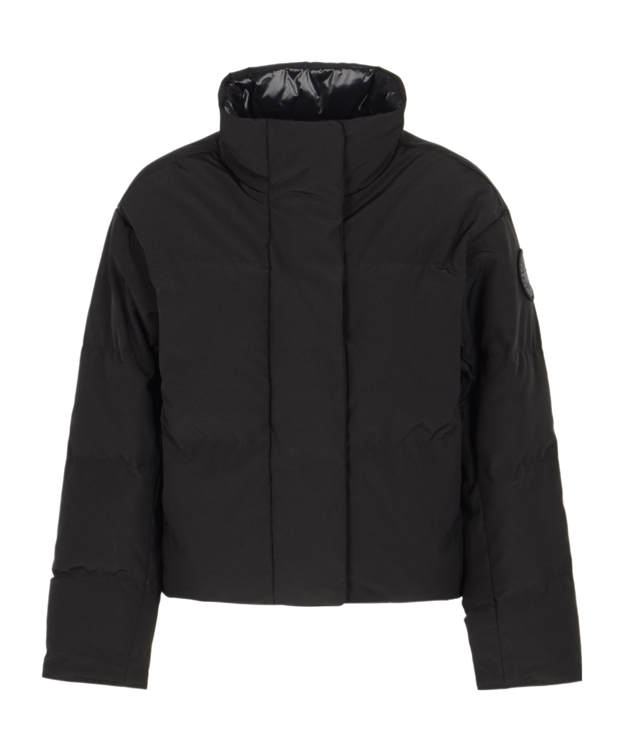 Canada Goose Grandview Cropped Jacket Black Label In Black