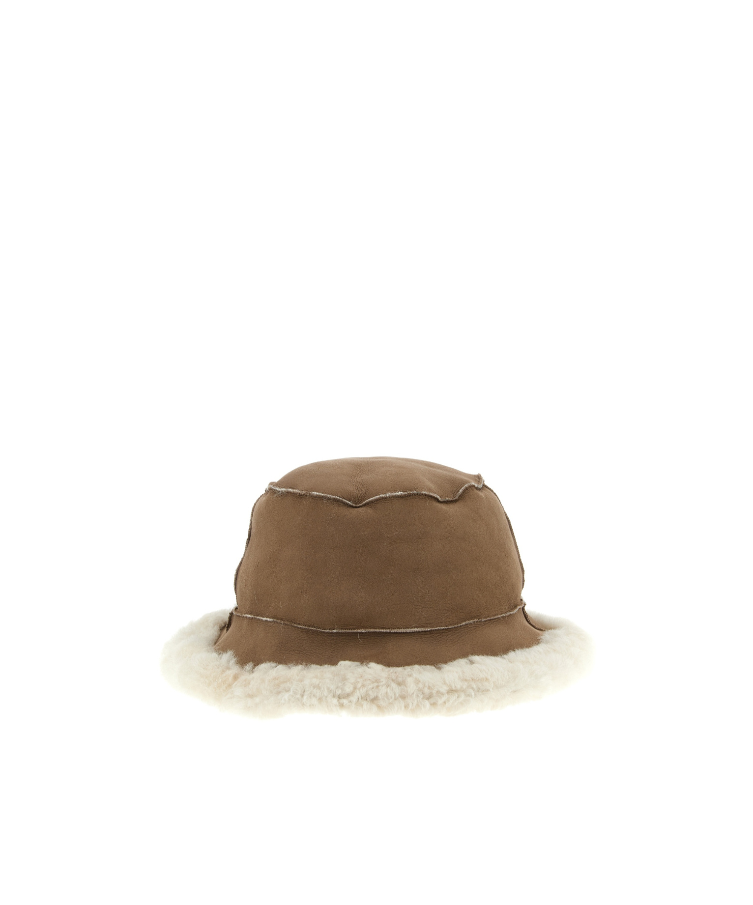Brunello Cucinelli Fuzzy Bucket Hat In Brown