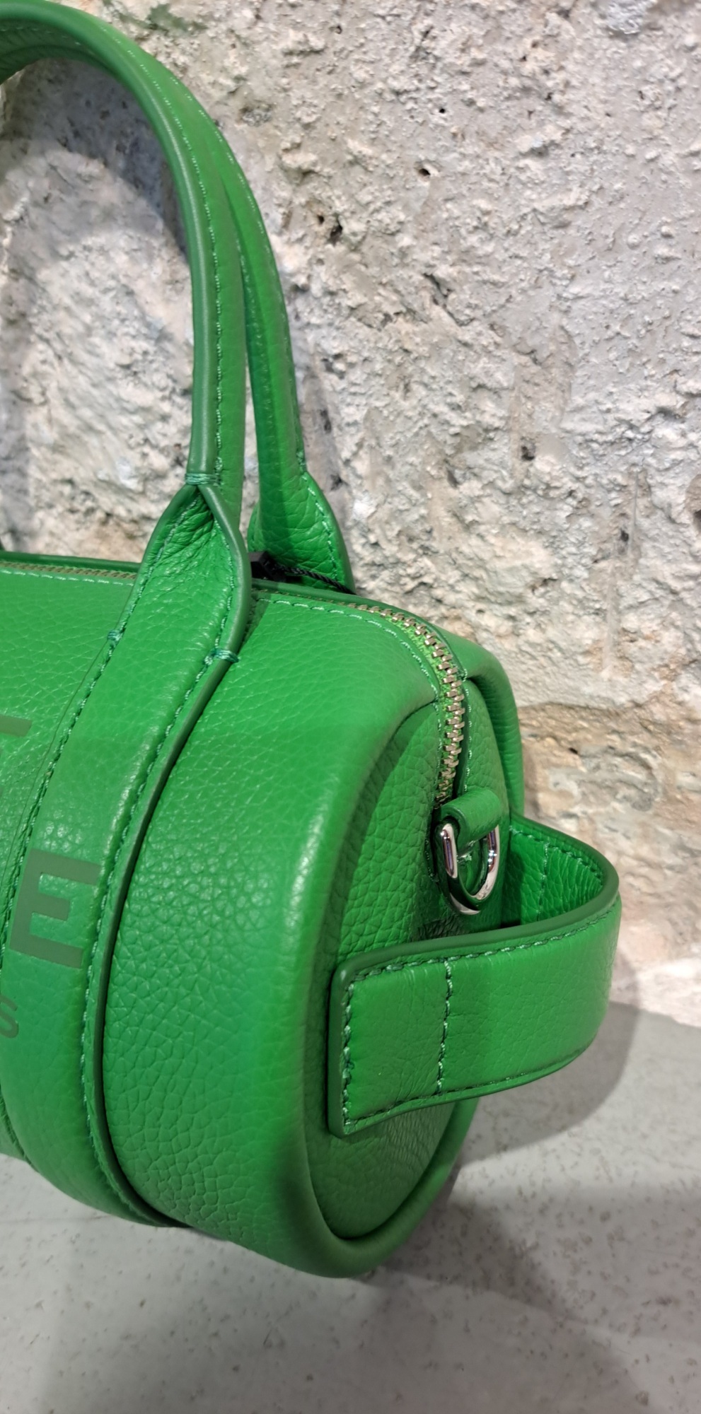 Marc Jacobs The Leather Mini Duffle Bag In Green