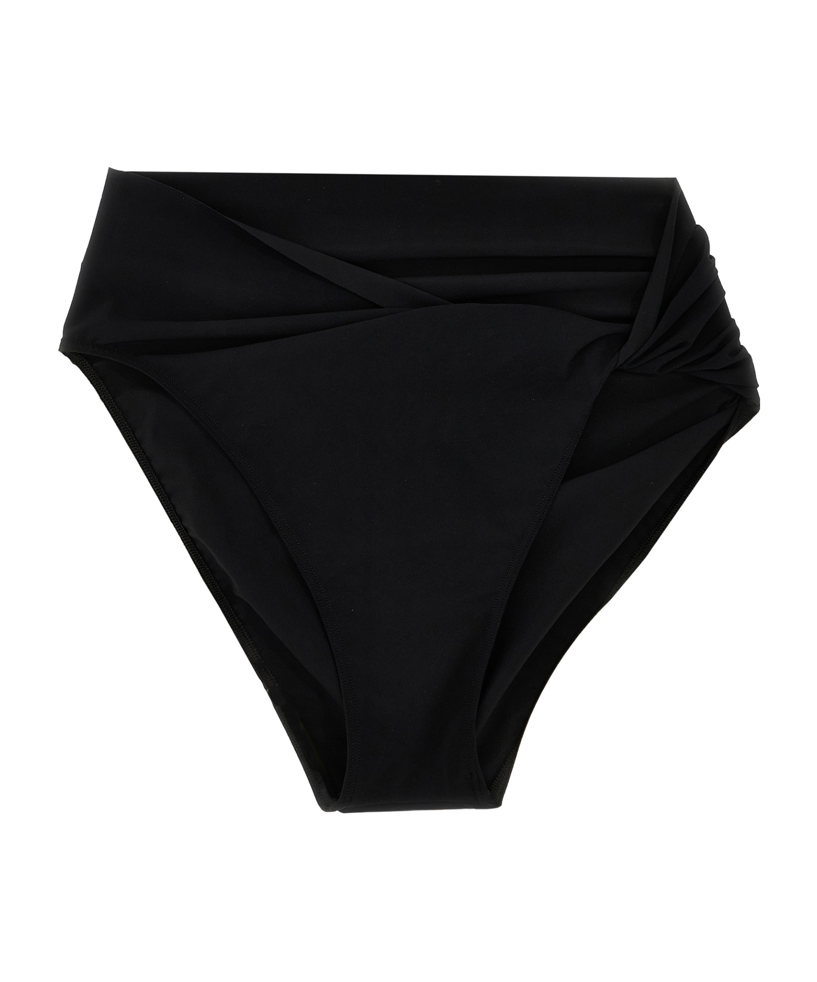 Shop Rick Owens Twist Bikini Bottoms In Black