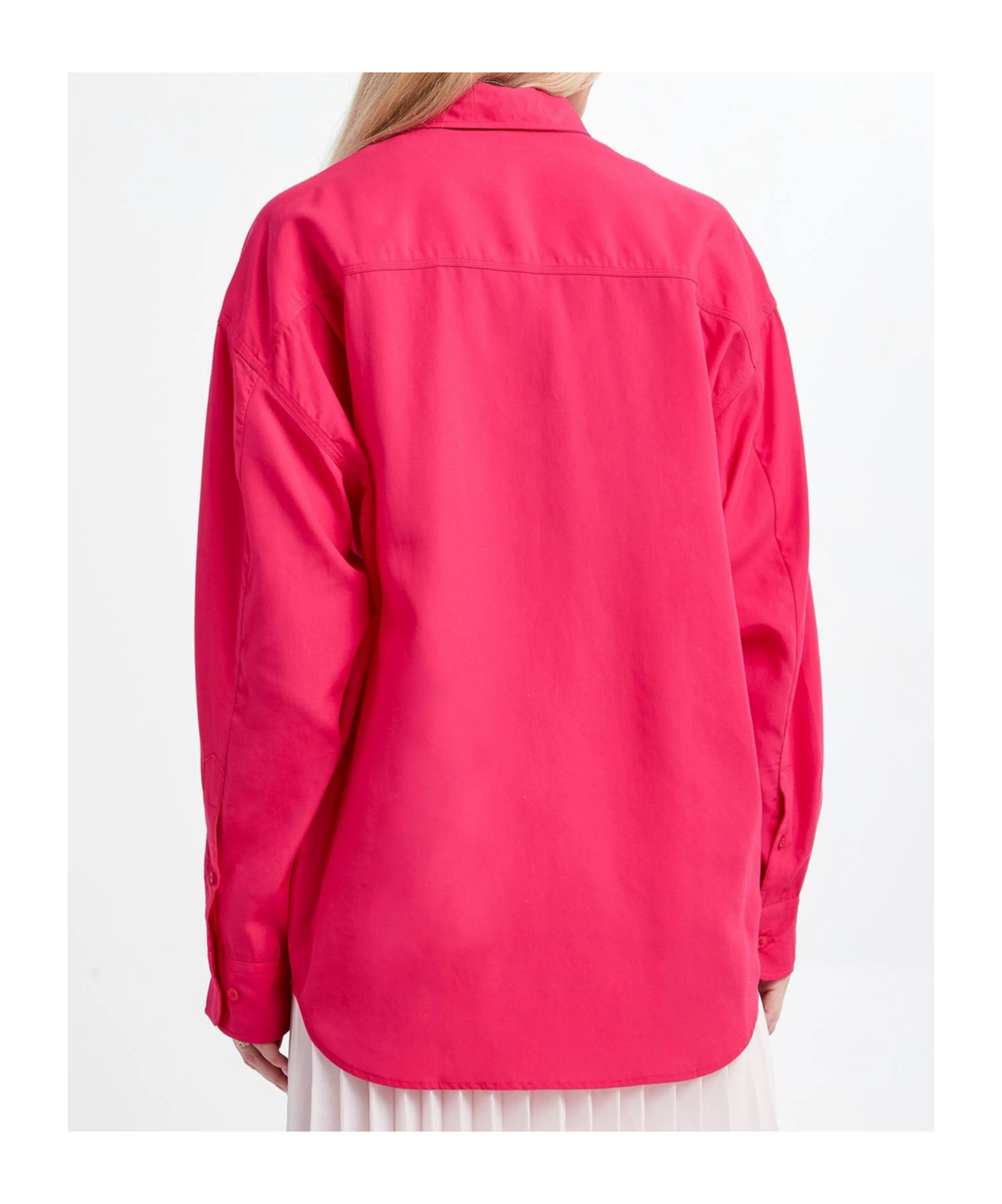 Samsoe & Samsoe Button-down Long-sleeved Shirt In Pink
