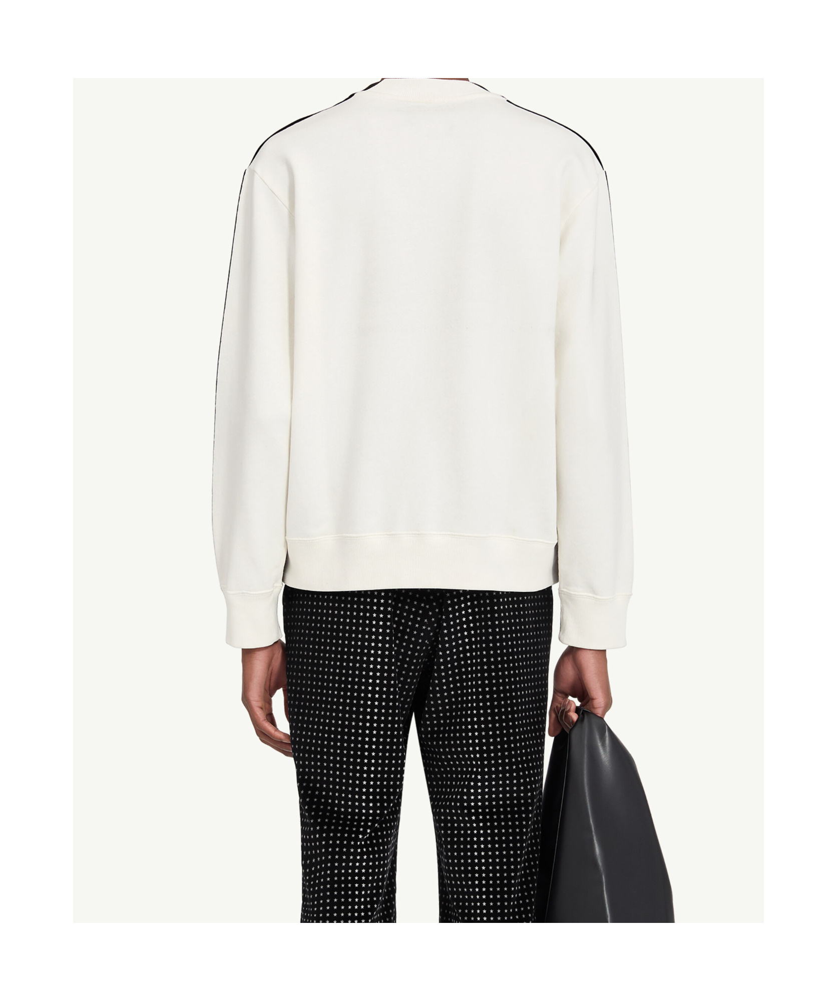 Mm6 Maison Margiela Trompe L'oeil Sweatshirt In Black