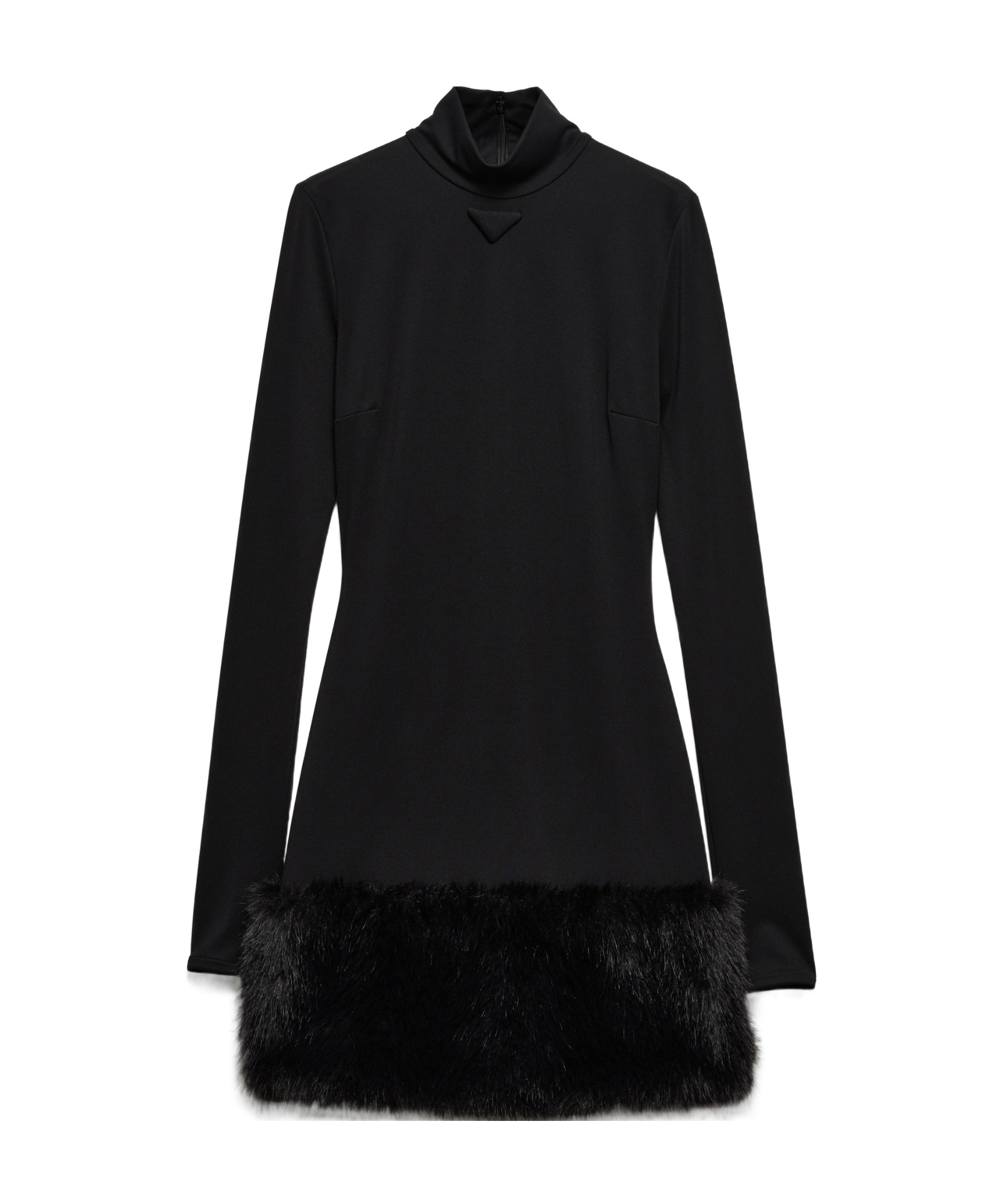 Prada Abito In Jersey Nero Donna In Black