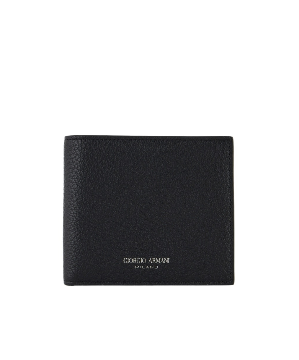 Giorgio Armani Grained-textured Leather Wallet