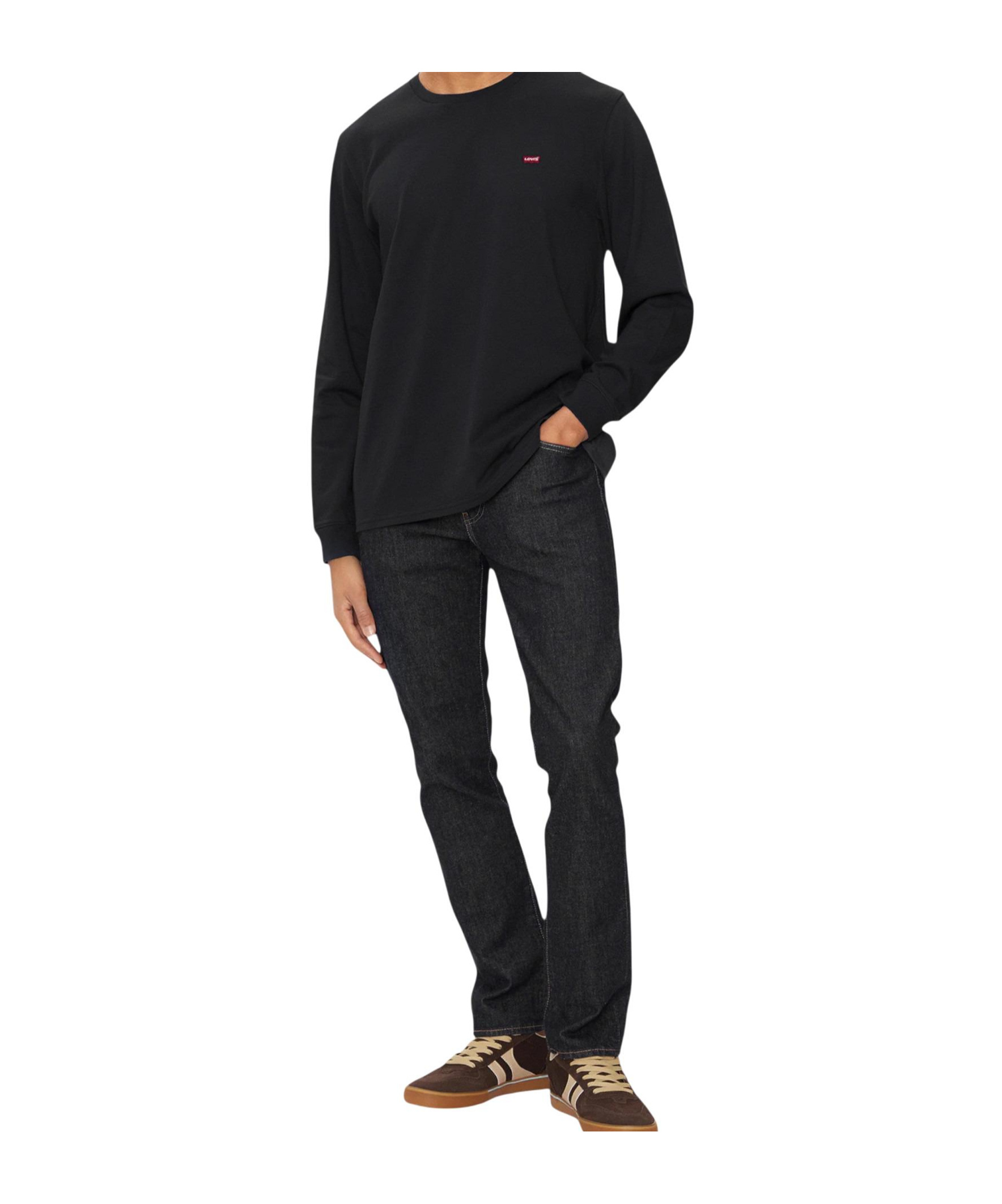Levi's Long-sleeve T-shirt In Black