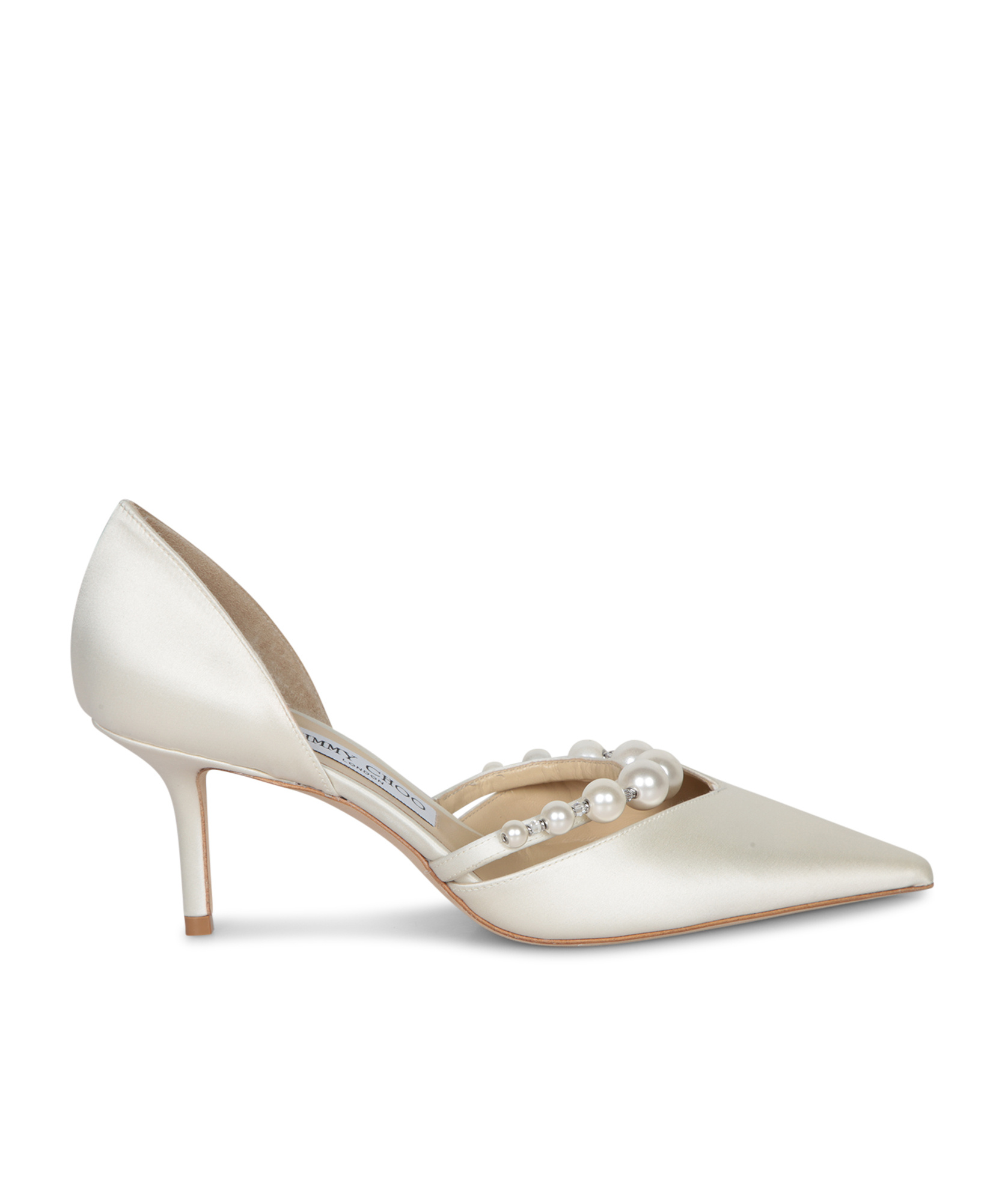 Jimmy Choo Pointed Stilettos In White