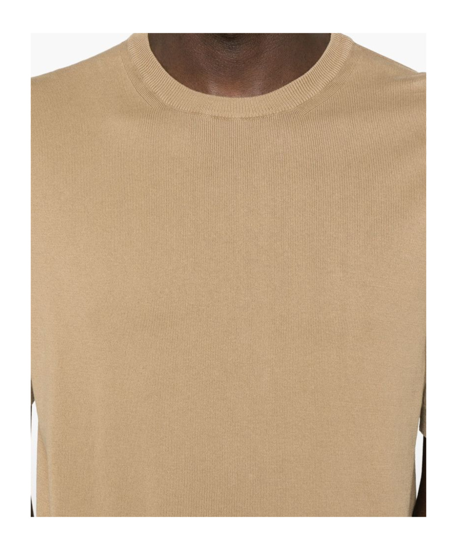 Boglioli Cotton T-shirt In Nude