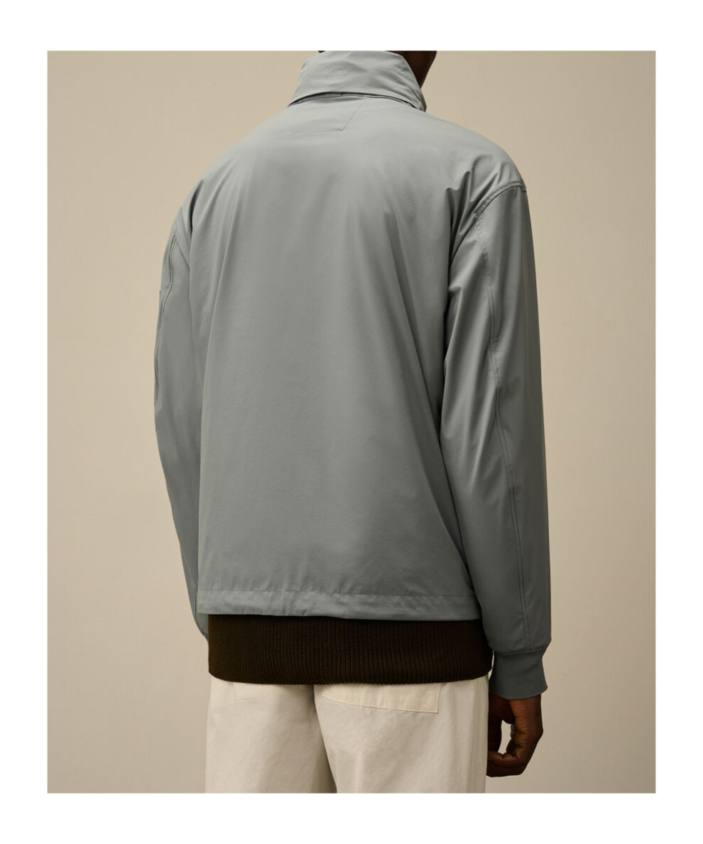 C.p. Company Pro-tek Buttoned Hooded Jacket In Gray