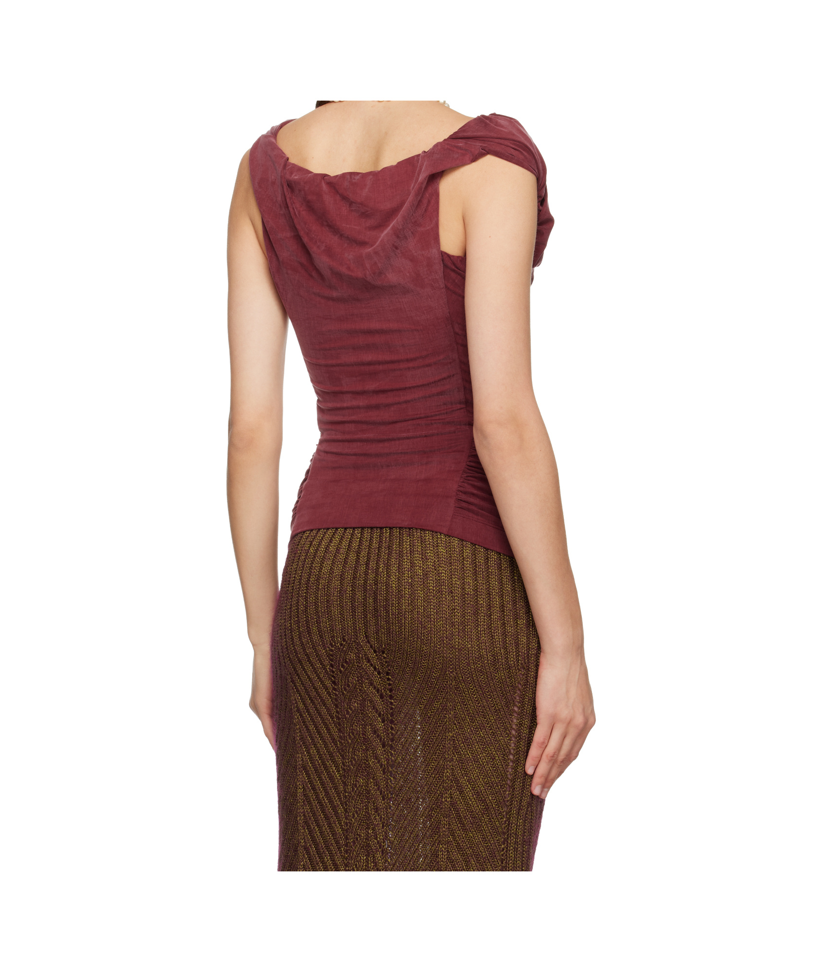 Vivienne Westwood Red Ginnie Jersey Top In Brown