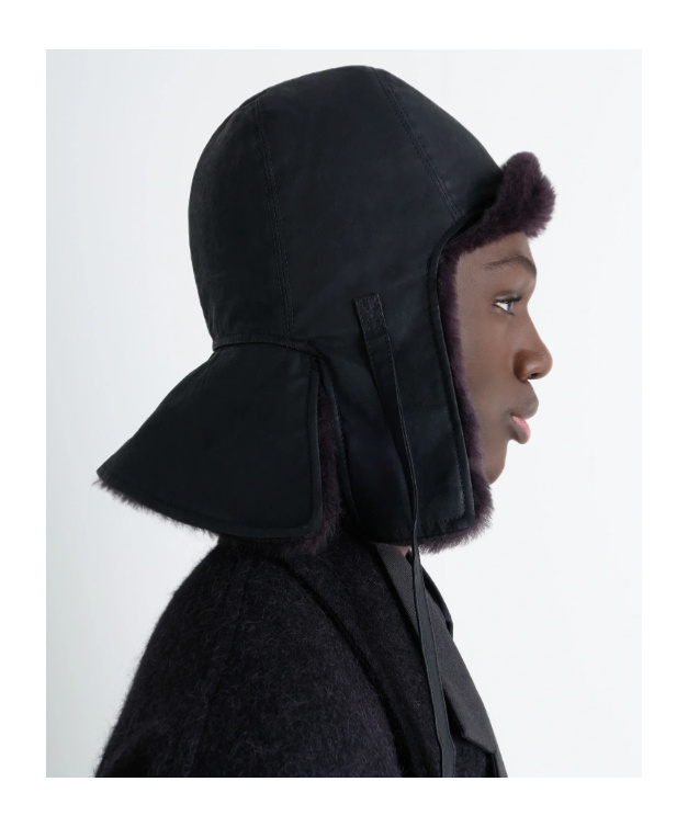 Lemaire Double Sided Hat In Black